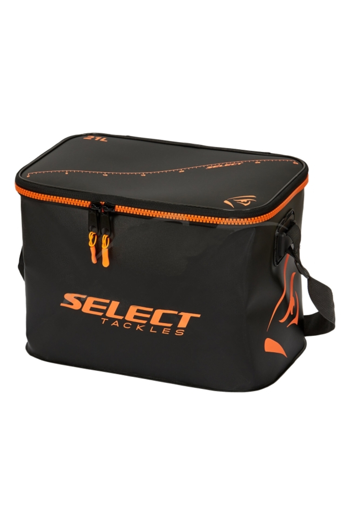 Huse pentru lansete - Select Folding Bakkan 21L Black and Orange 36 x 22 x 25cm