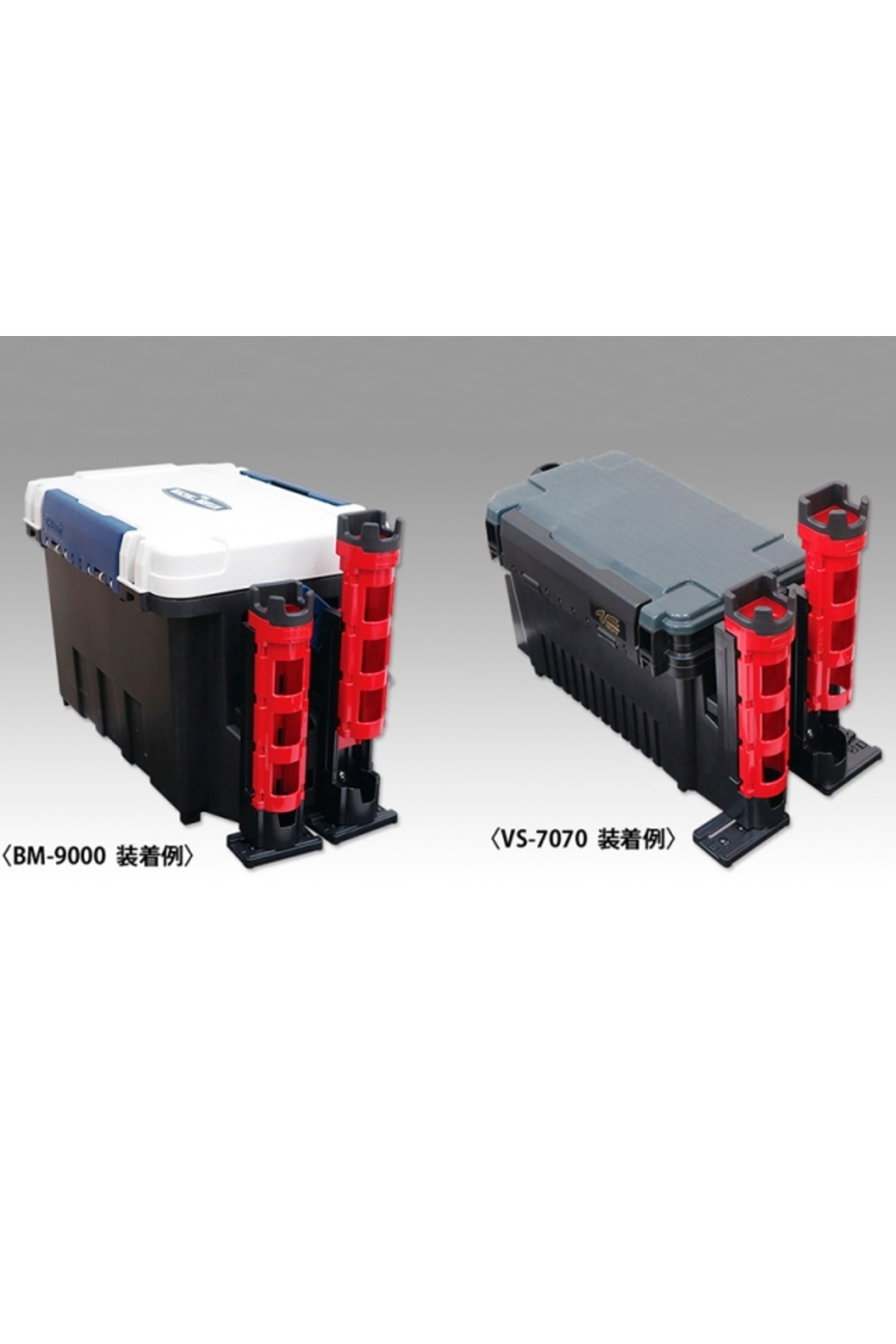 Suport Meiho Rod Stand BM-280 Black / Red Black / Red [1]