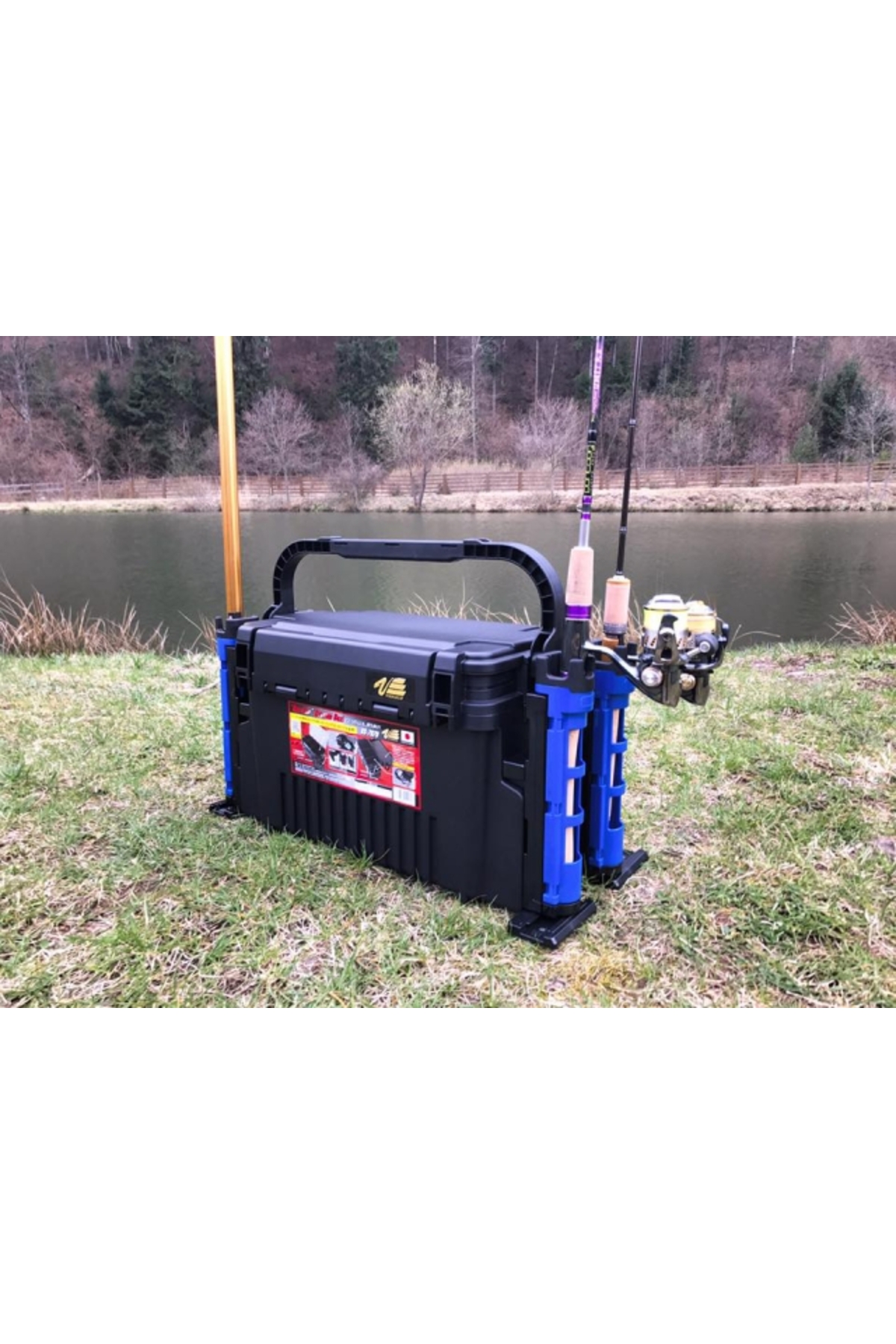 Suport Meiho Rod Stand BM-230 Black / Red Black / Red [2]