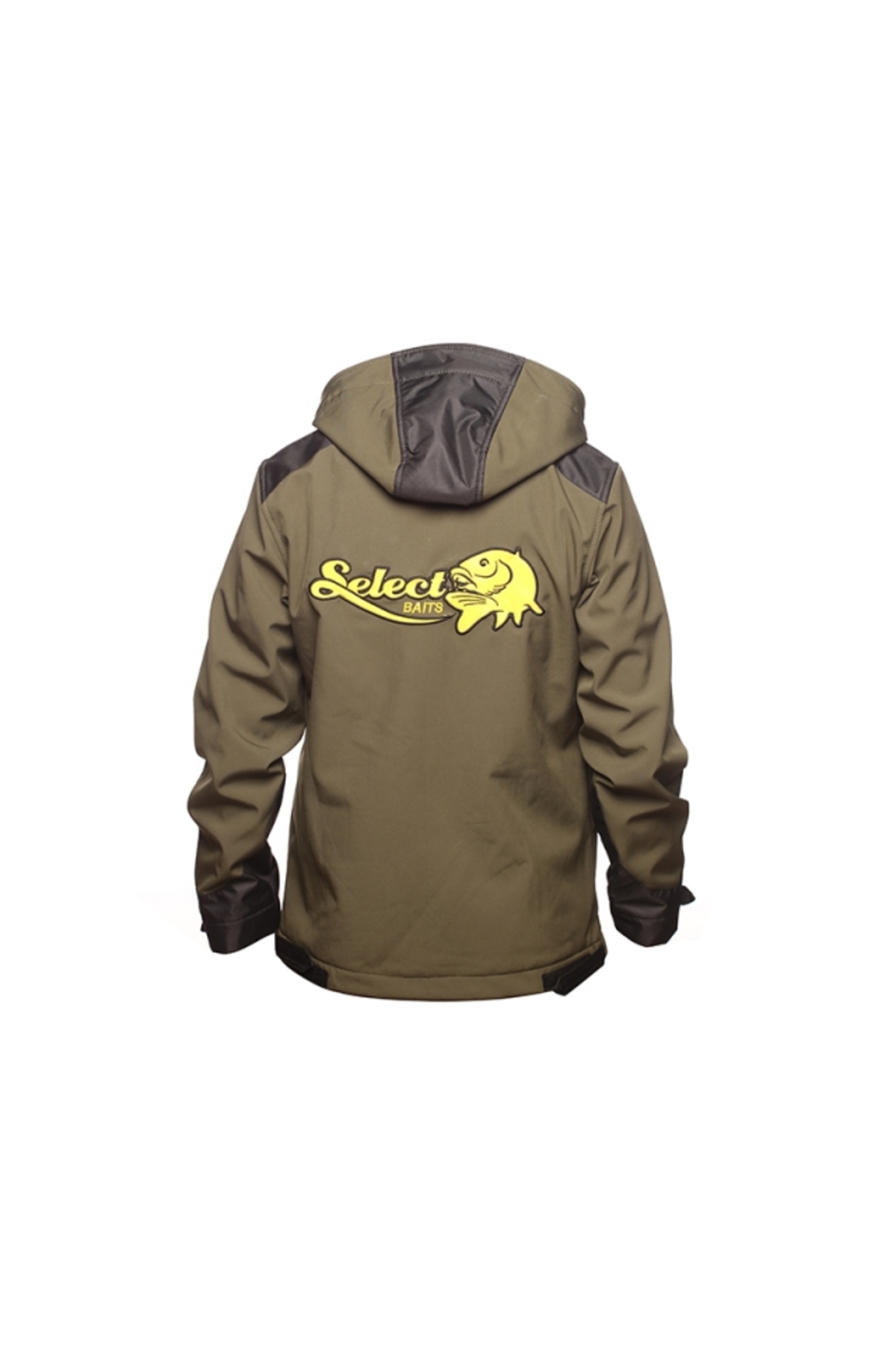 Accesorii pescuit - Jacheta Select Baits New Wave Softshell Fleece Insulated Green/Black Jacket S