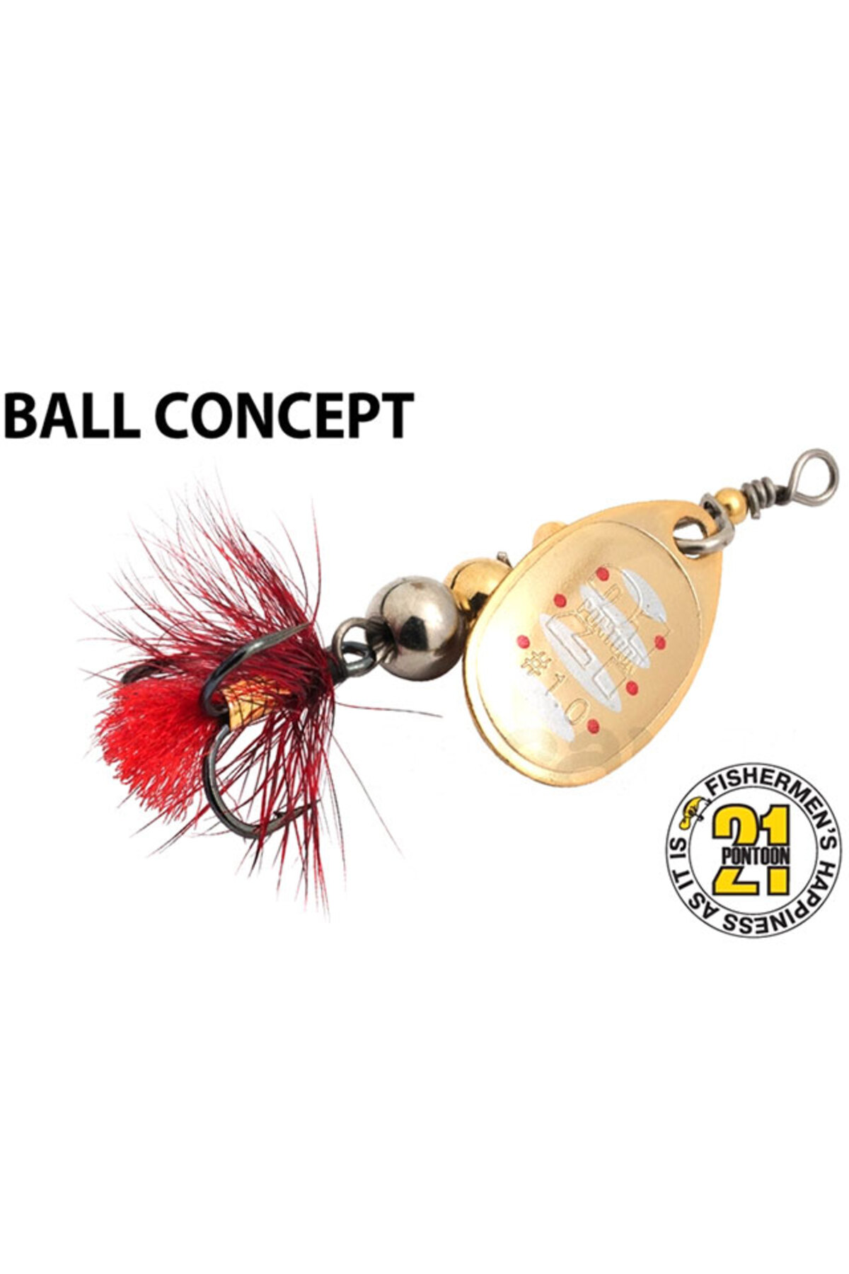 Lingurita rotativa Pontoon21 Ball Concept Spinner 2 4.5g B04-003 4.5g [2]