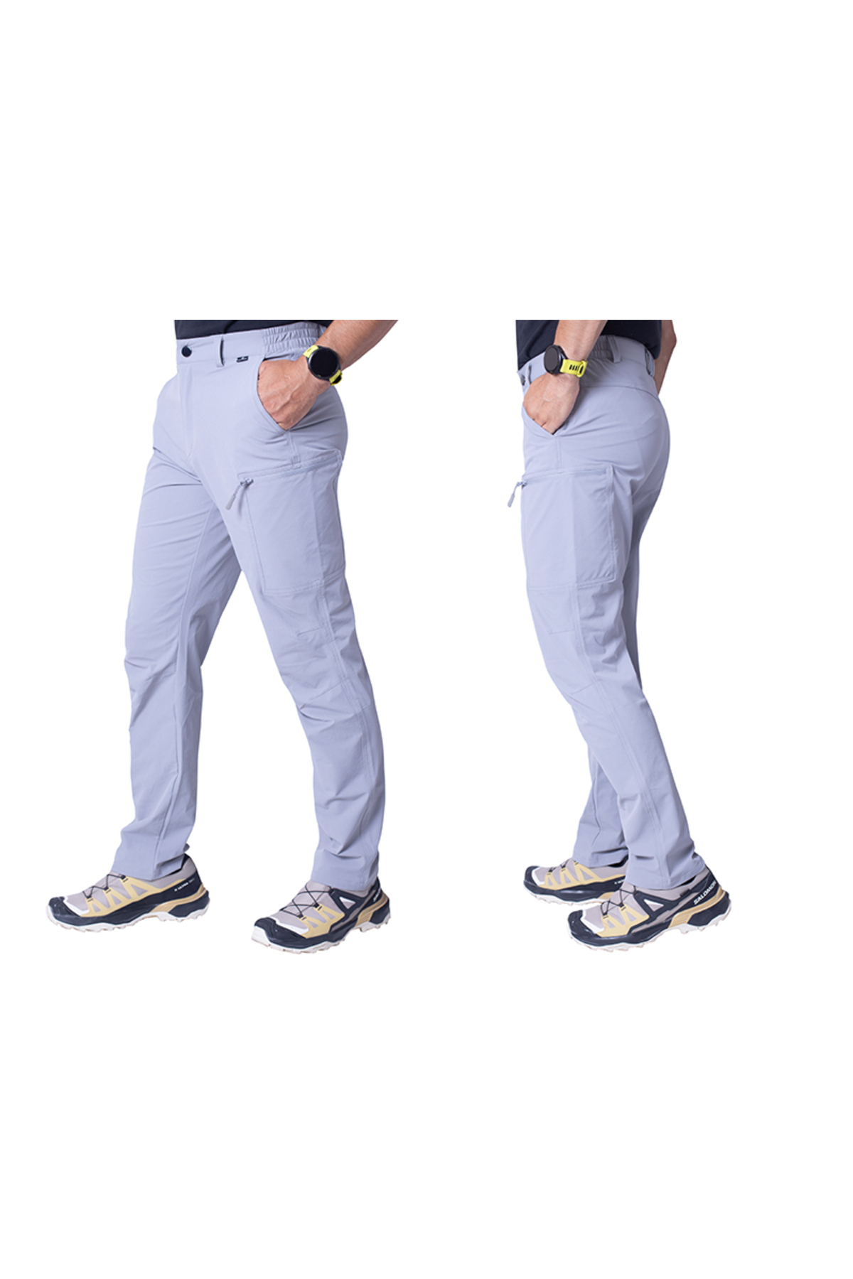 Pantaloni RTB QuickDry Performance SPF+50 Light Grey Small (EU 30) [2]