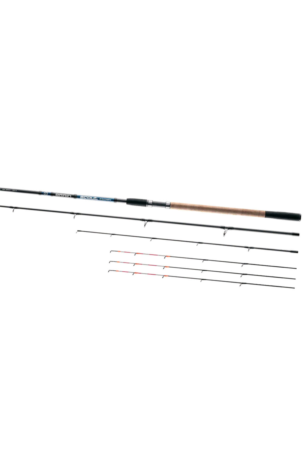 Undiță / lansetă - Lanseta Brain Scout Feeder Black EVA 3.9m 130g Scout 3.9m 130g