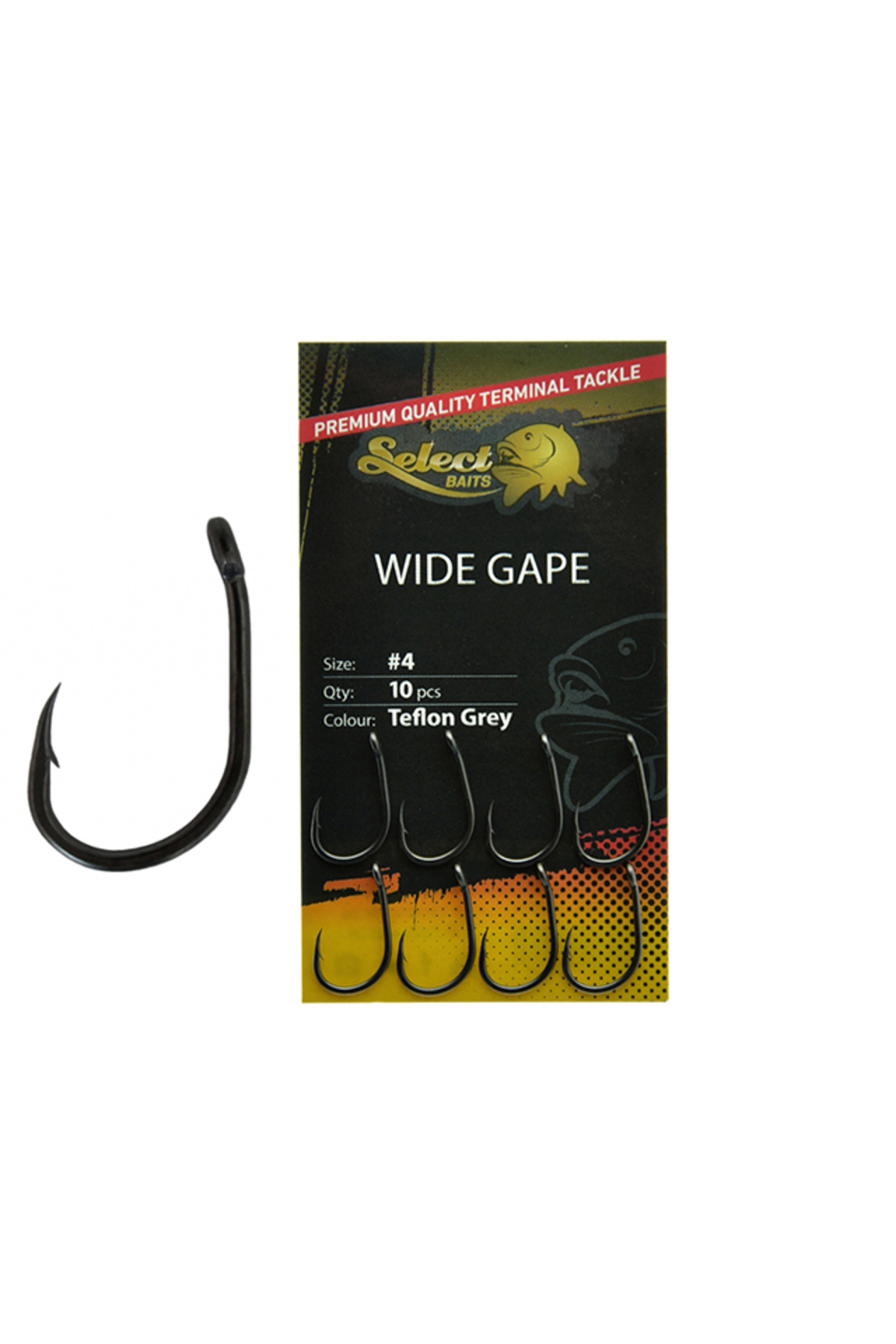 Carlige Select Baits Wide Gape Hooks #4 [2]