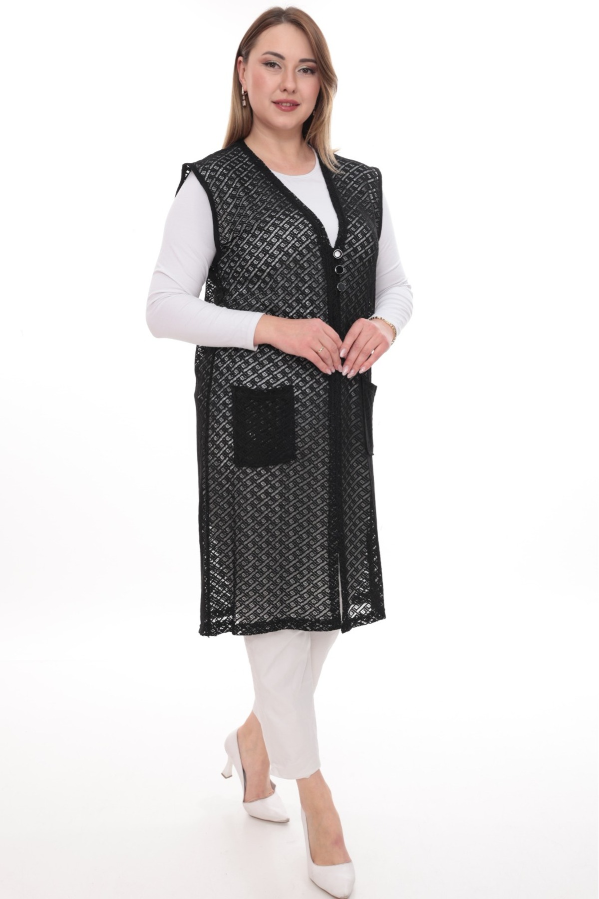 MOTHER TULLE LACE VEST