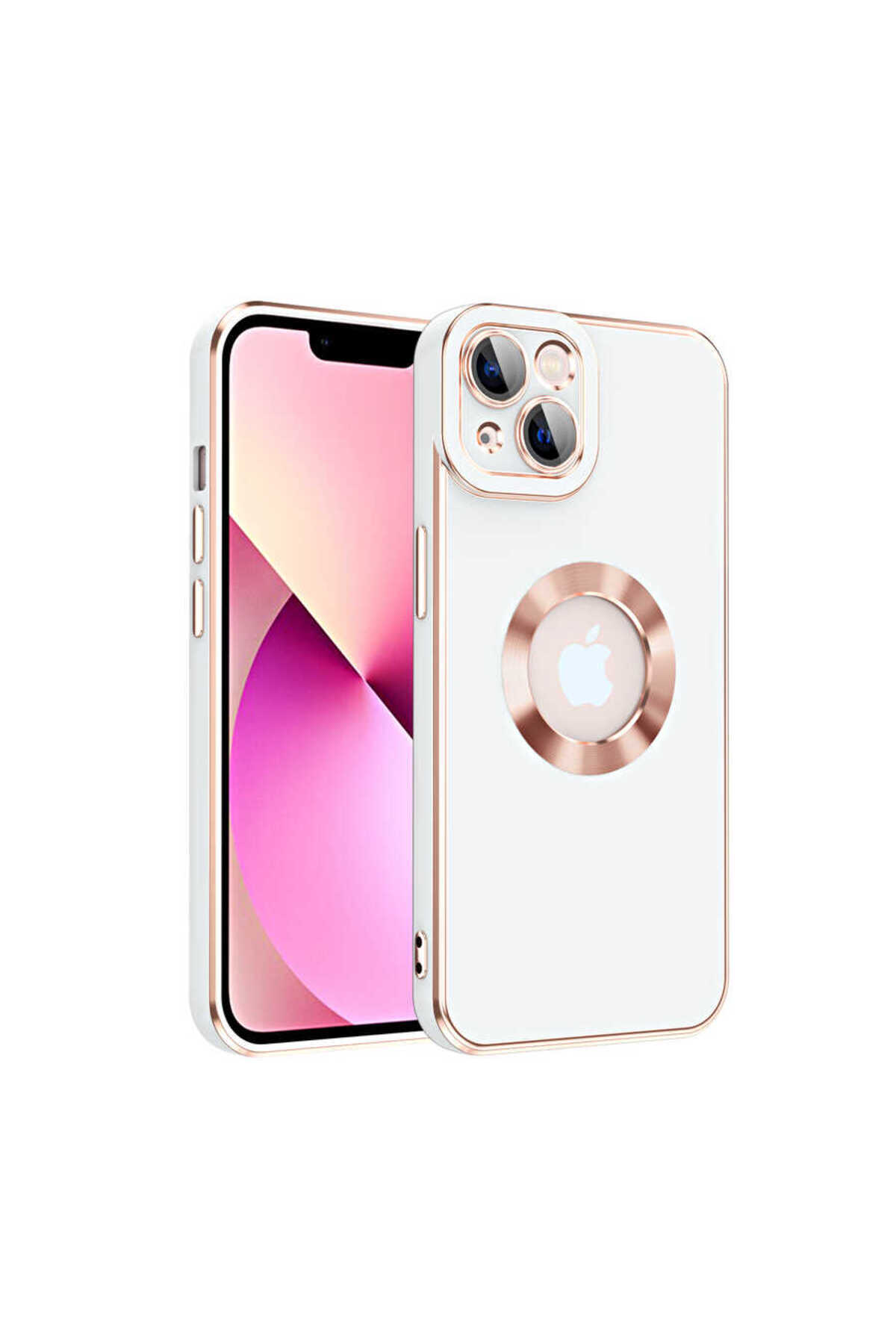 iPhone 14 Uyumlu BRSA Kongo Kılıf-Beyaz
