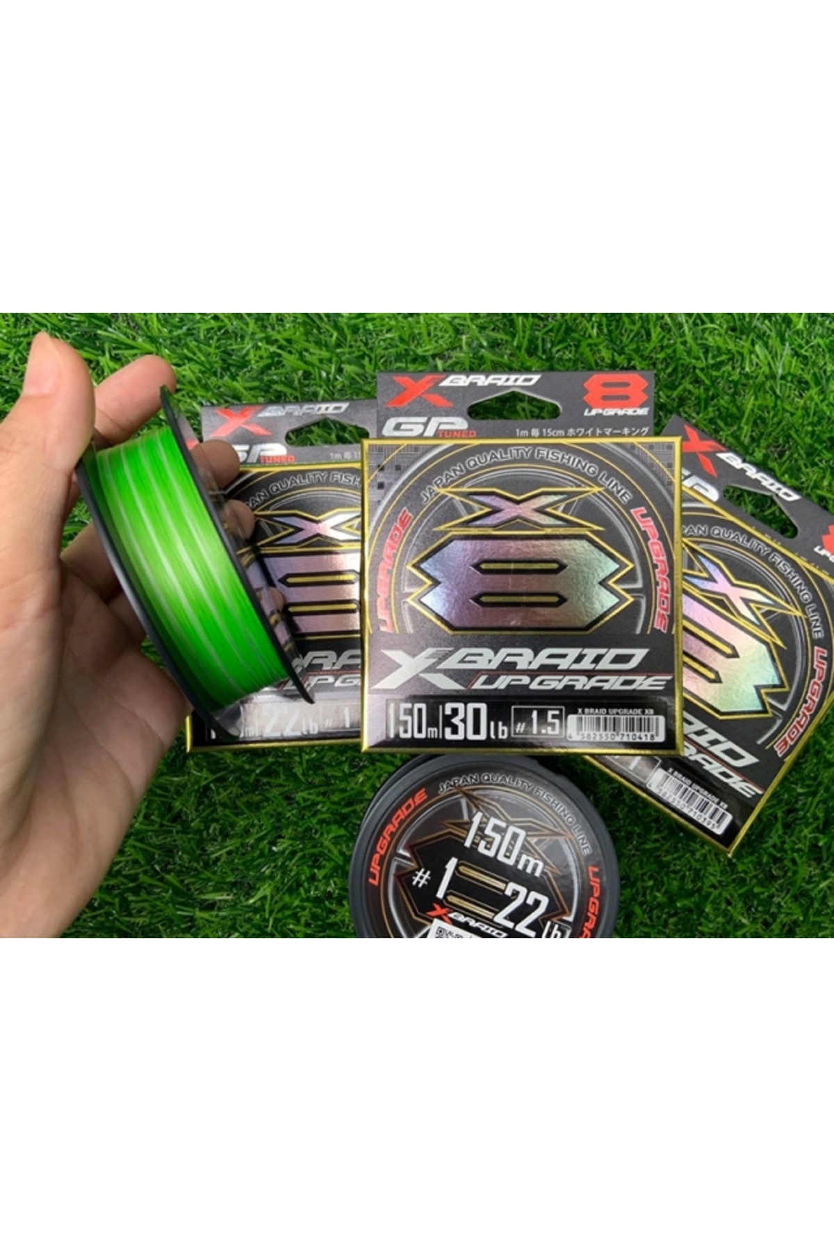 Fir textil YGK X-Braid X8 Upgrade PE 150m #1.5 - 0.210mm - 30lb [1]