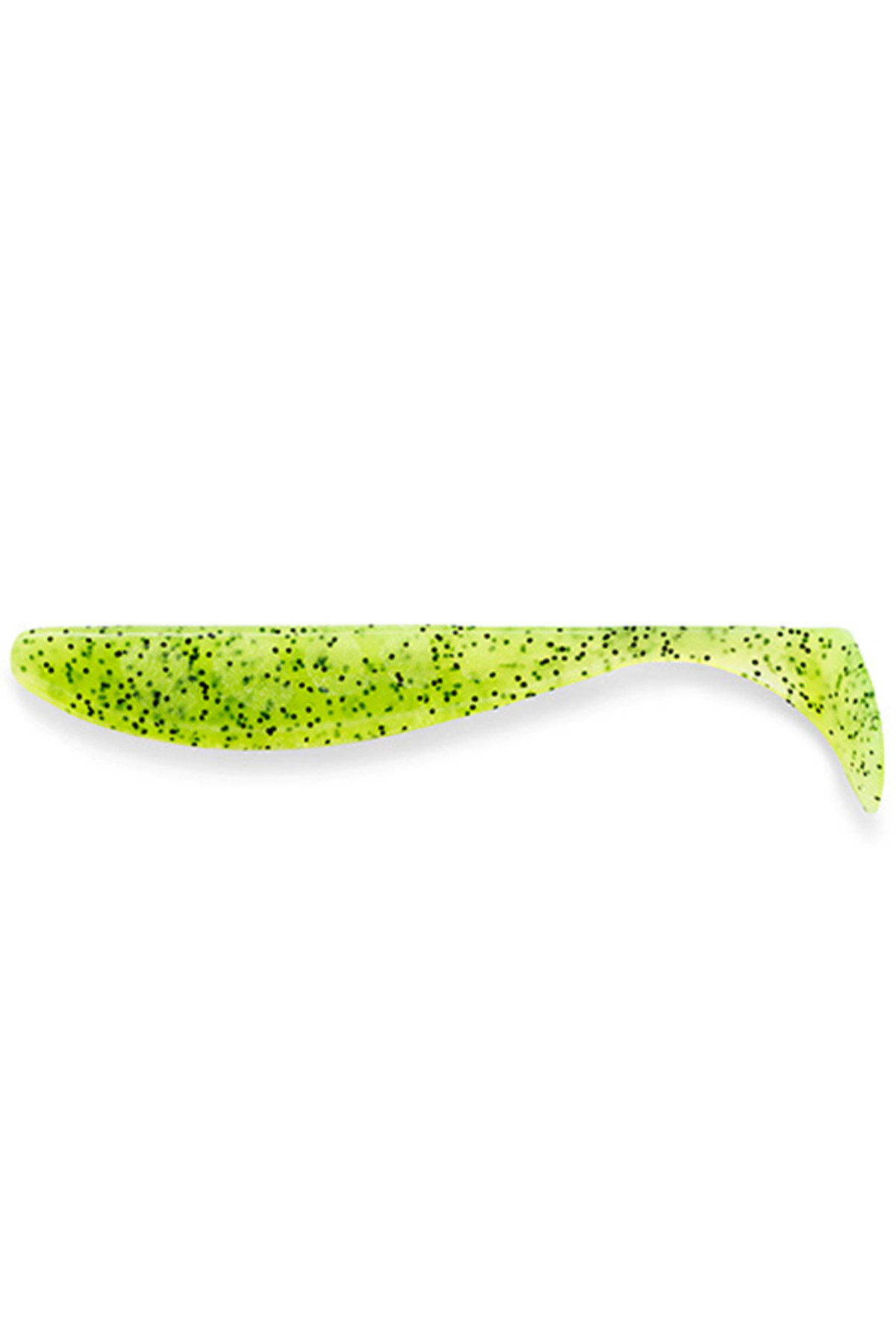 Nălucă - FishUp Wizzle Shad 8cm #055 Chartreuse Black 8cm #055 Chartreuse Black