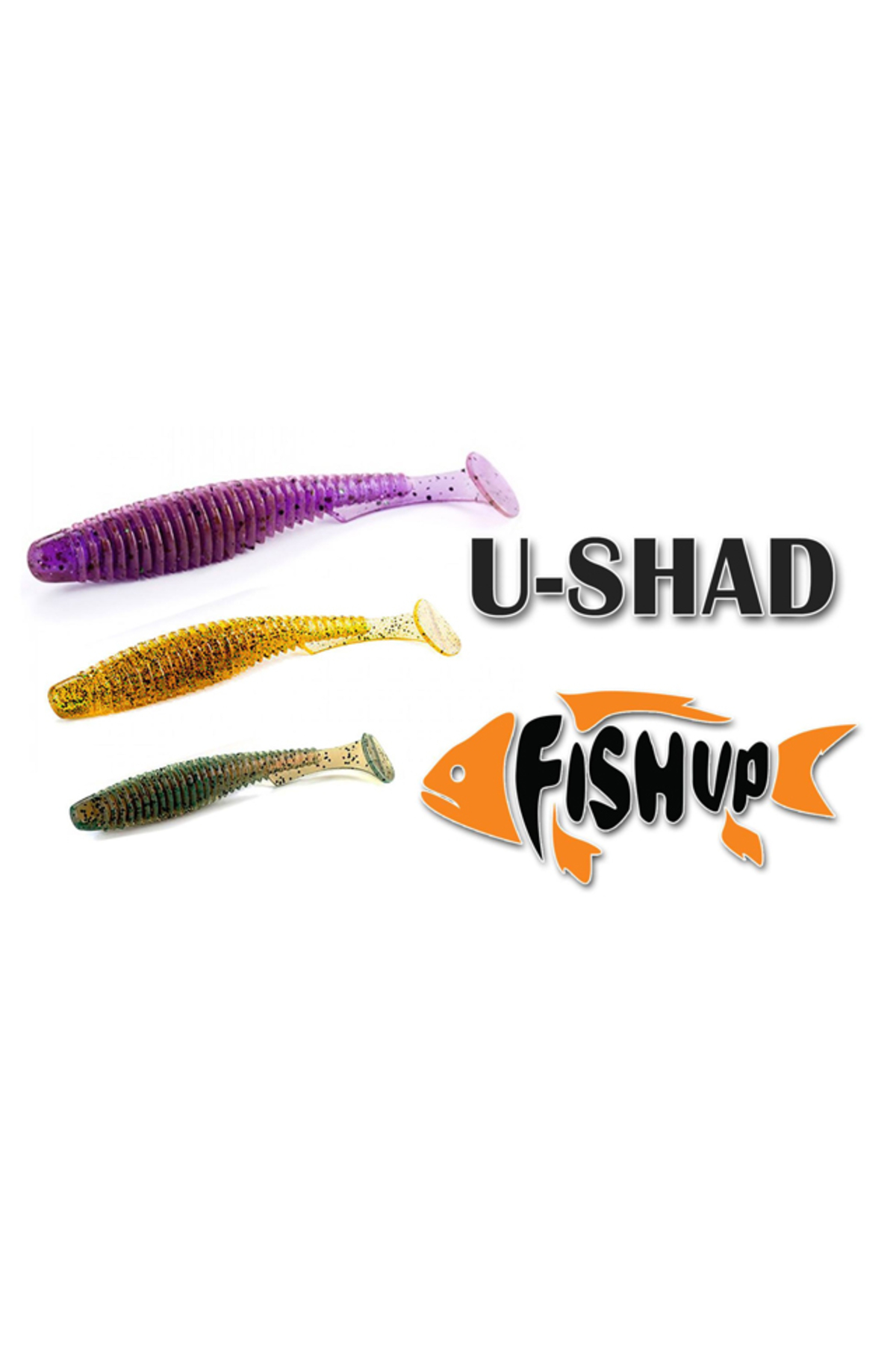 FishUp U-Shad 10.1cm #203 Green Pumpkin Flo Chartreuse 10.1cm #203 Green Pumpkin Flo Chartreuse [1]