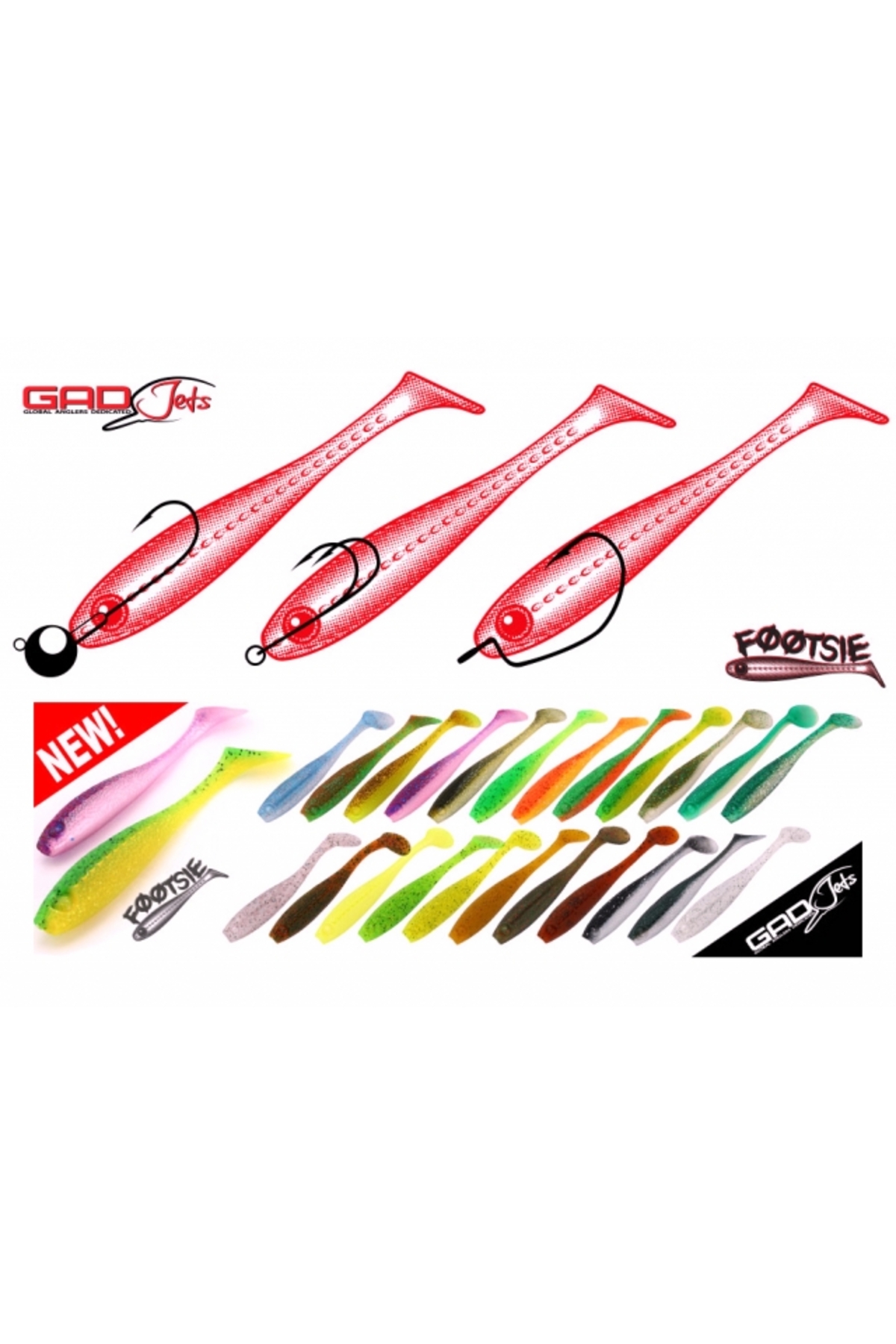 Shad Pontoon21 GAD Footsie 10cm 2210 Footsie 10cm 2210 [1]