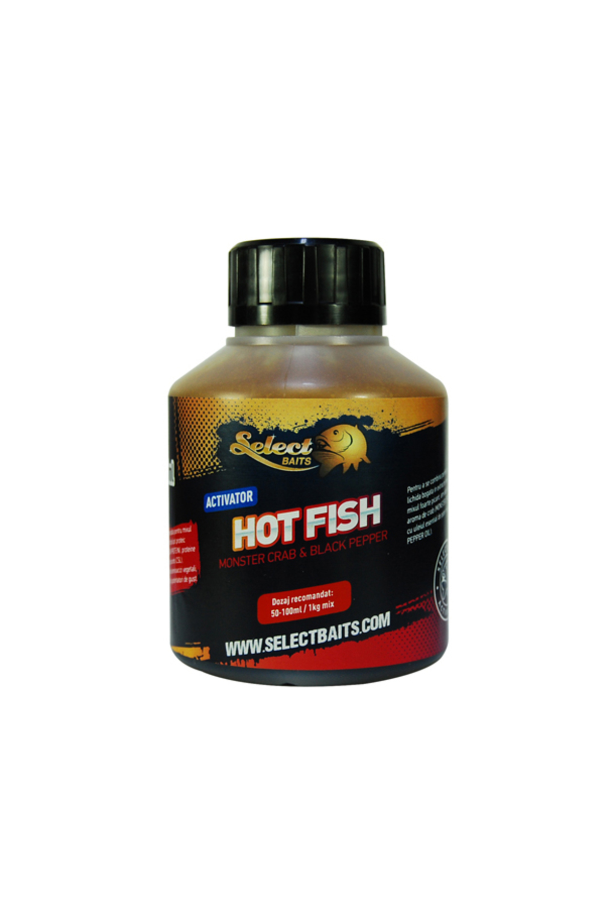 Pescuit si vanatoare - Select Baits activator Hot Fish 250ml