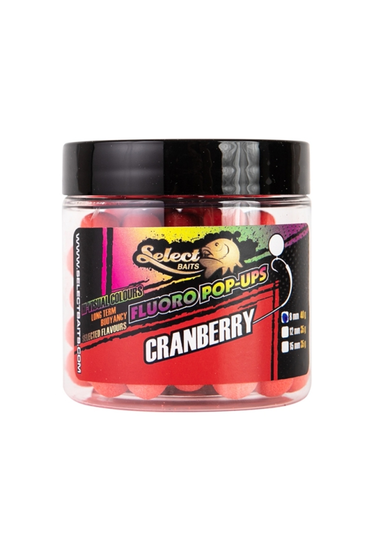 Select Baits pop-up Cranberry 12mm [2]