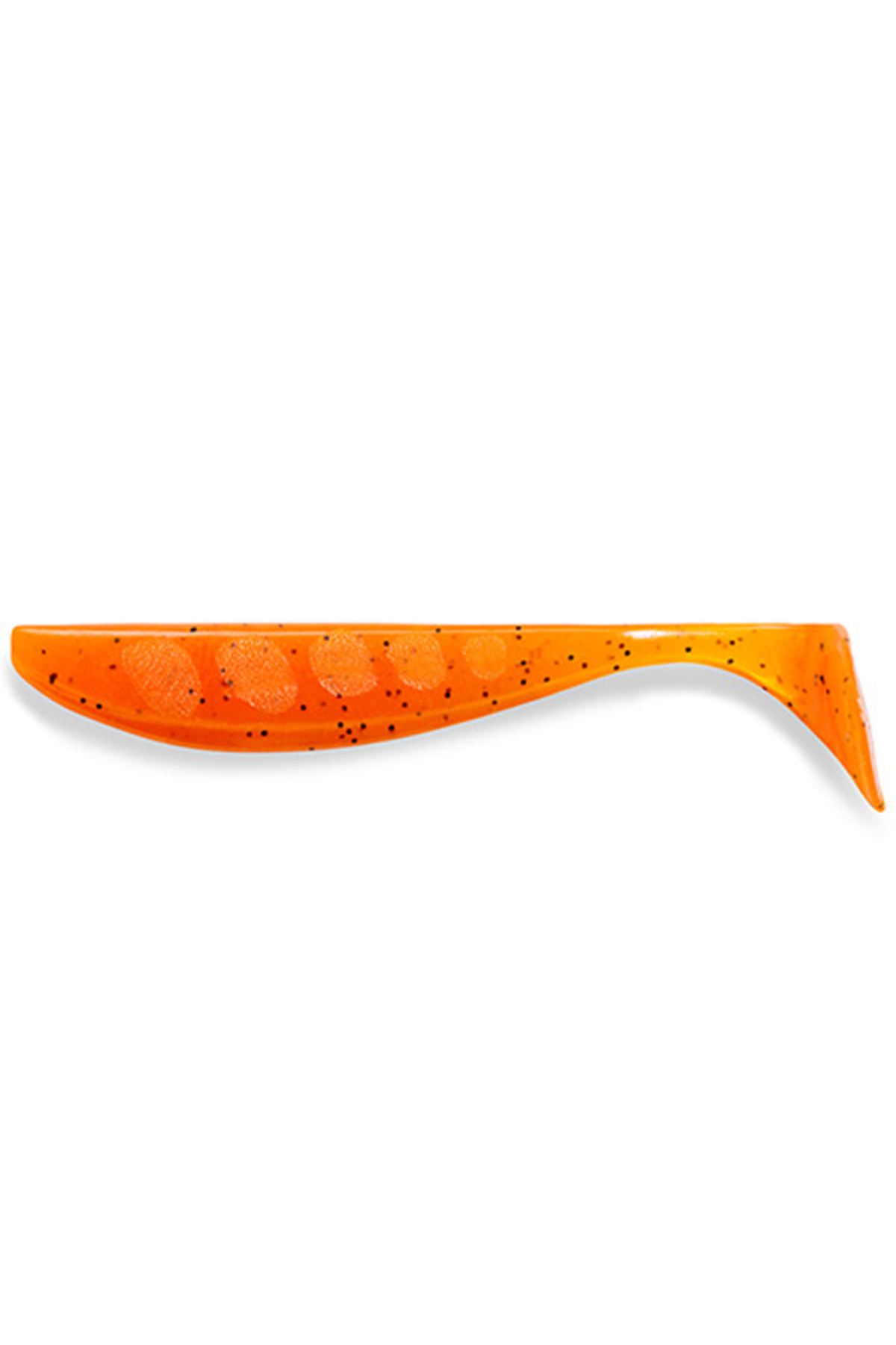 Nălucă - FishUp Wizzle Shad 8cm #049 Orange Pumpkin Black 8cm #049 Orange Pumpkin Black
