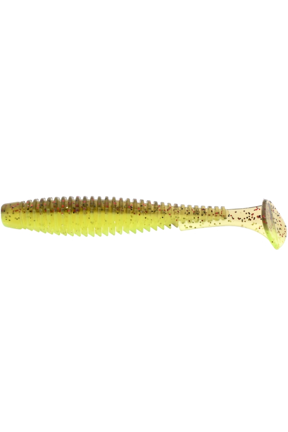 Nălucă - FishUp U-Shad 7cm #203 Green Pumpkin Flo Chart 7cm Green Pumpkin Flo Chart