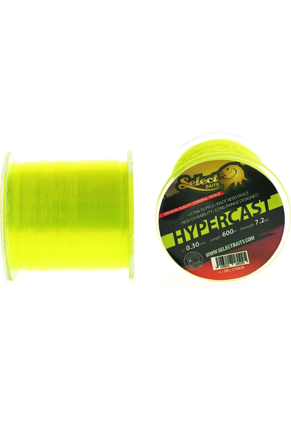 Fir - Fir Select Baits HyperCast Neon Yellow 0.23mm / 4.9kg