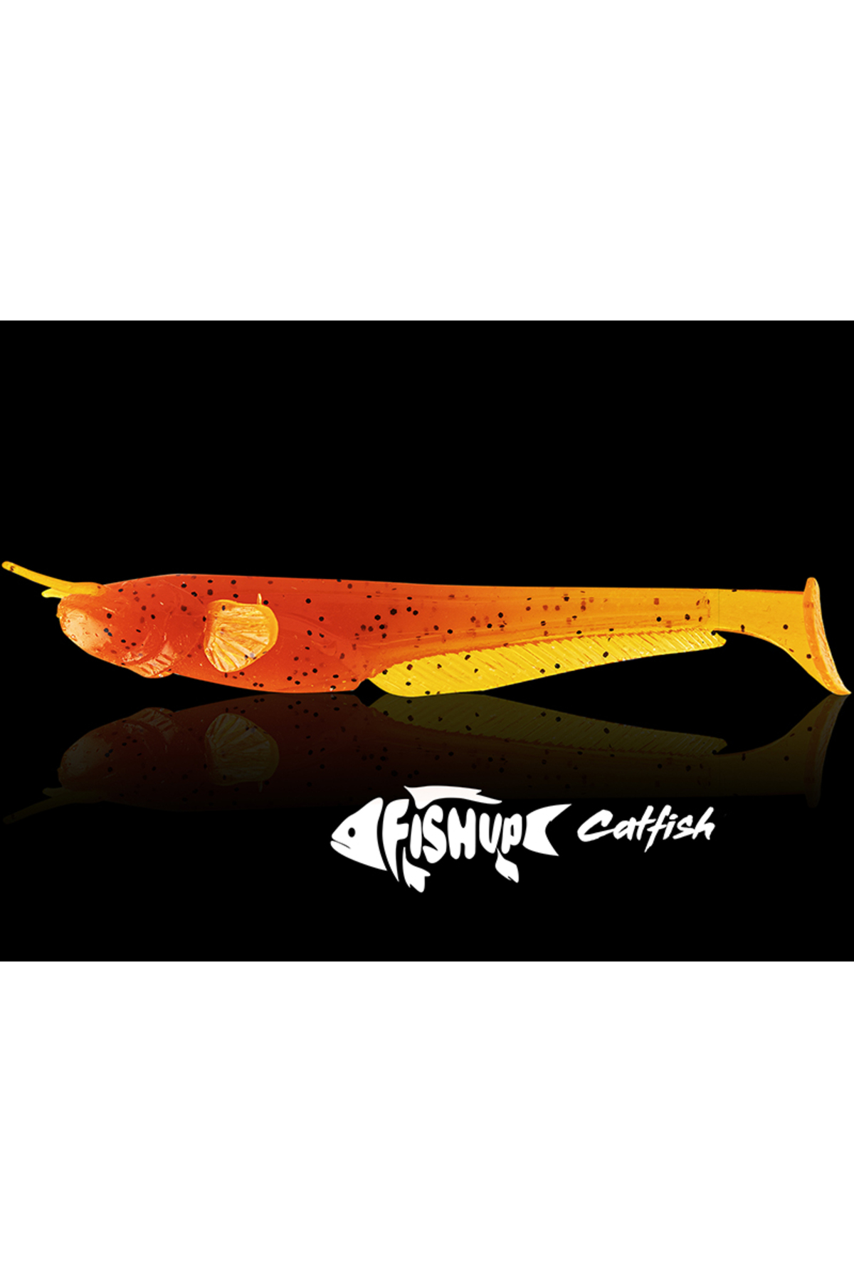 Shad FishUp Catfish 5cm #036 Caramel Green and Black 5cm Caramel Green and Black [1]