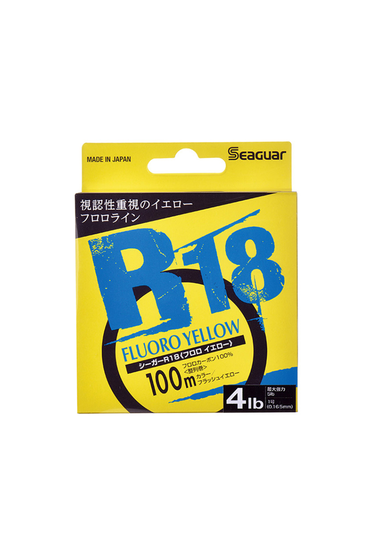 Fir - Seaguar R18 Fluoro Yellow 100m #0.6 - 0.128mm - 3lb