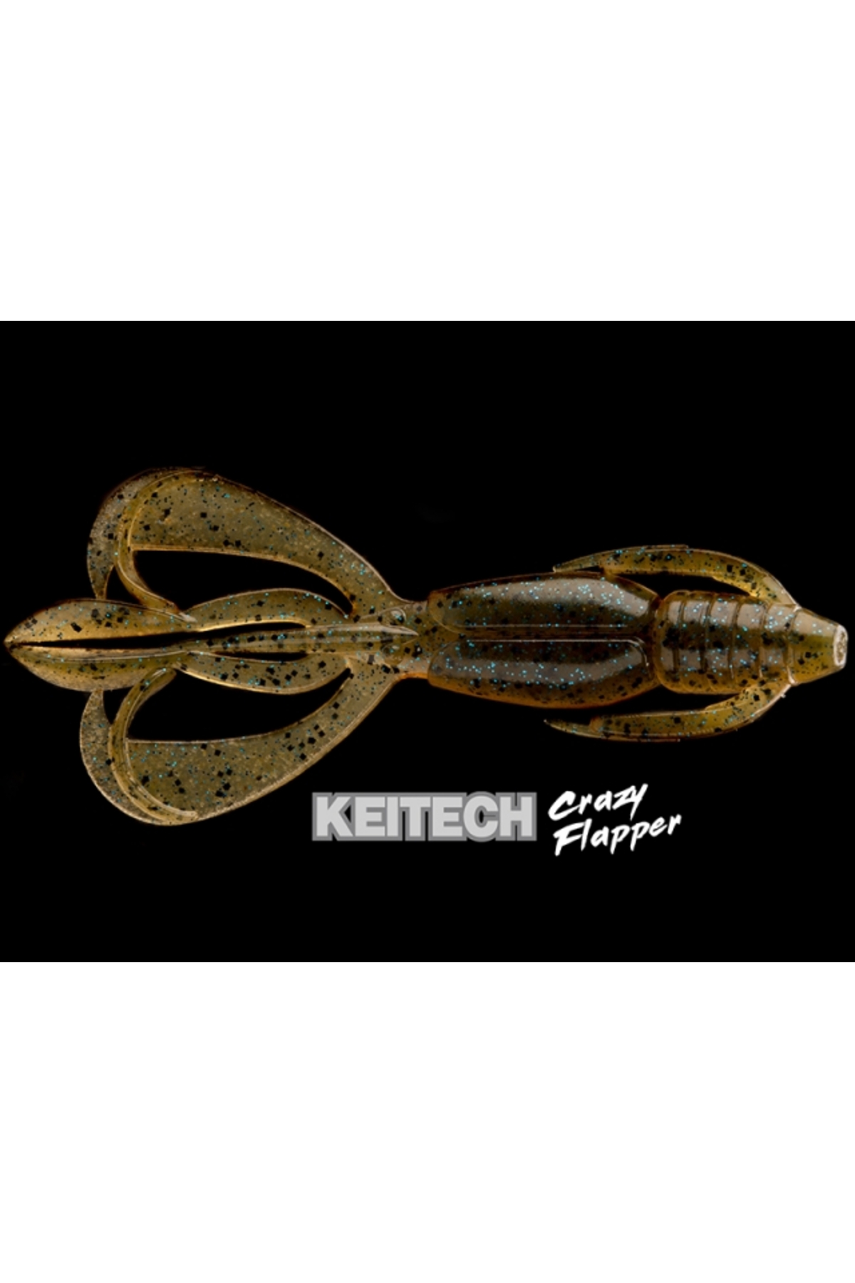 Keitech Crazy Flapper Blue Back Cinnamon 434 7.1cm [2]