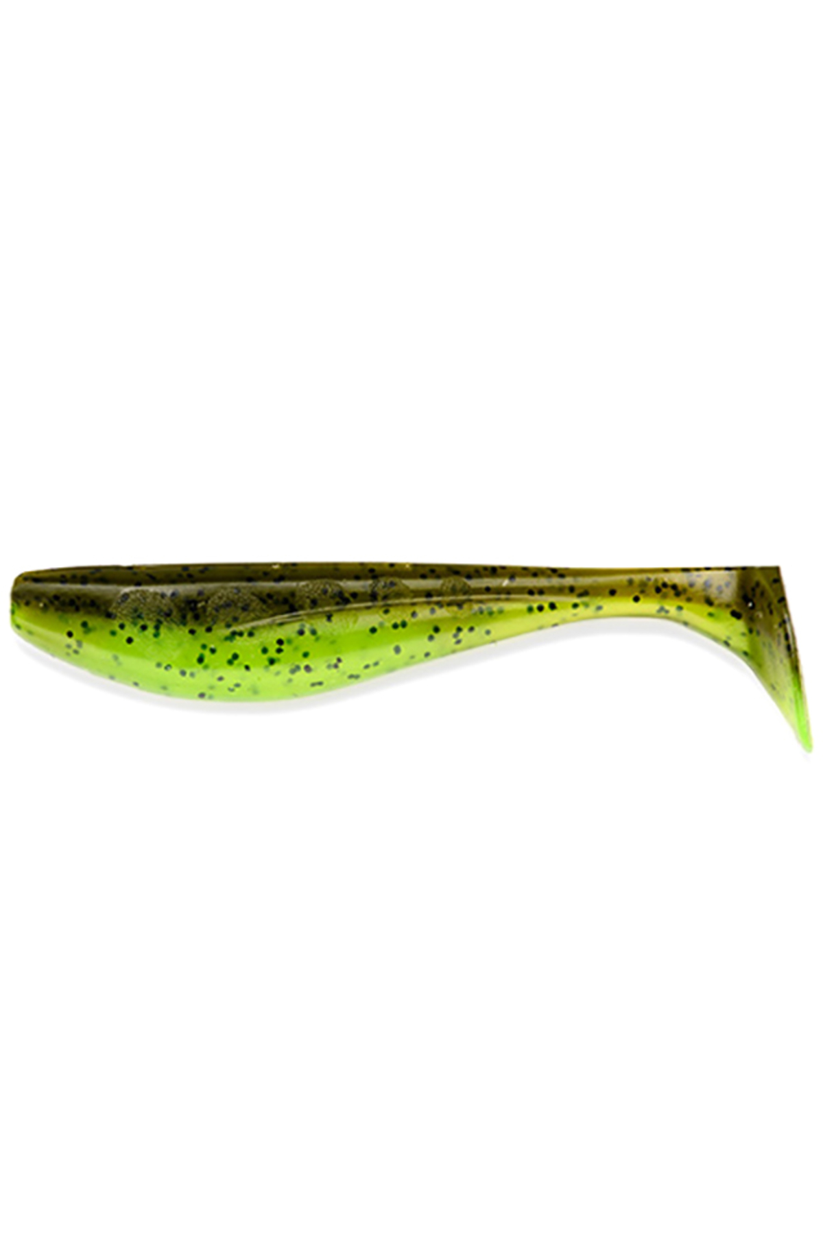 Nălucă - FishUp Wizzle Shad 8cm #204 Green Pumpkin Chartreuse 8cm #204 Green Pumpkin Chartreuse