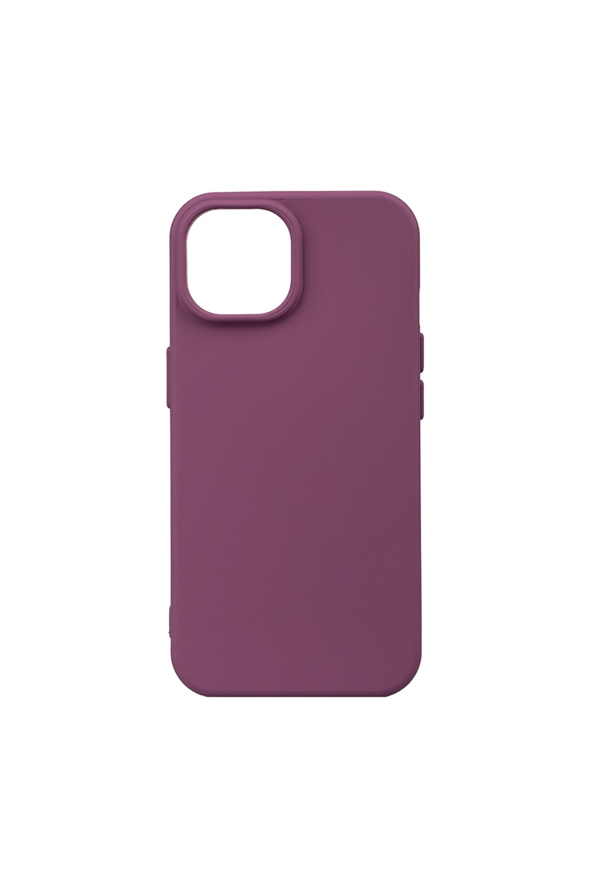 iPhone 15 Plus Uyumlu Kılıf BRSA Biye Silikon-Mor