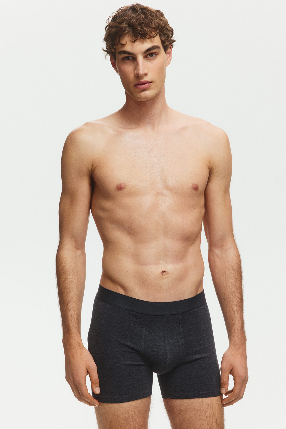 بسته 10 عددی شورت بوکسور لگ معمولی Lycra® اچ اند ام باکسر H&M
