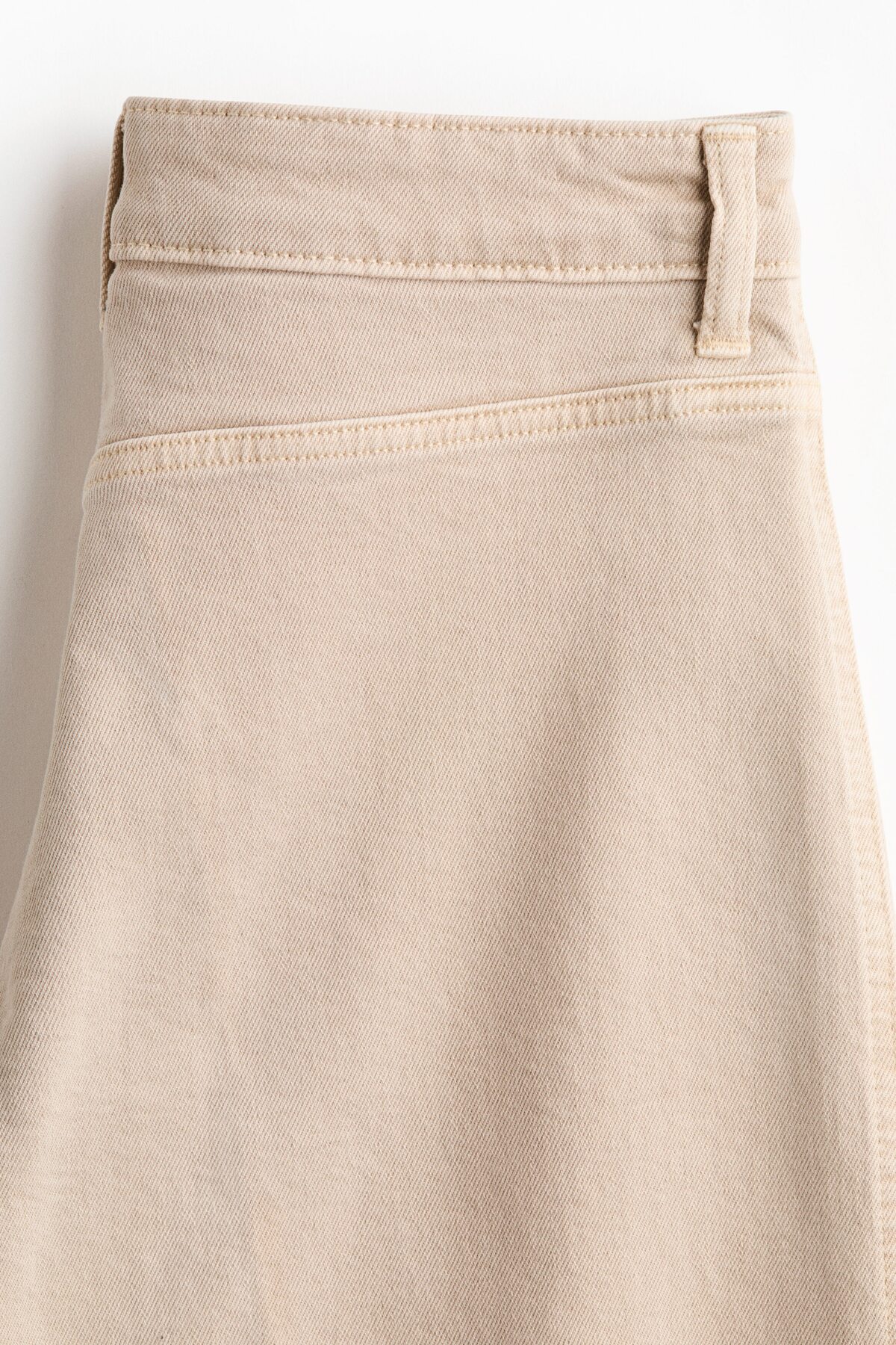 H&M Wide High Waist Ankle Jeans görsel 6