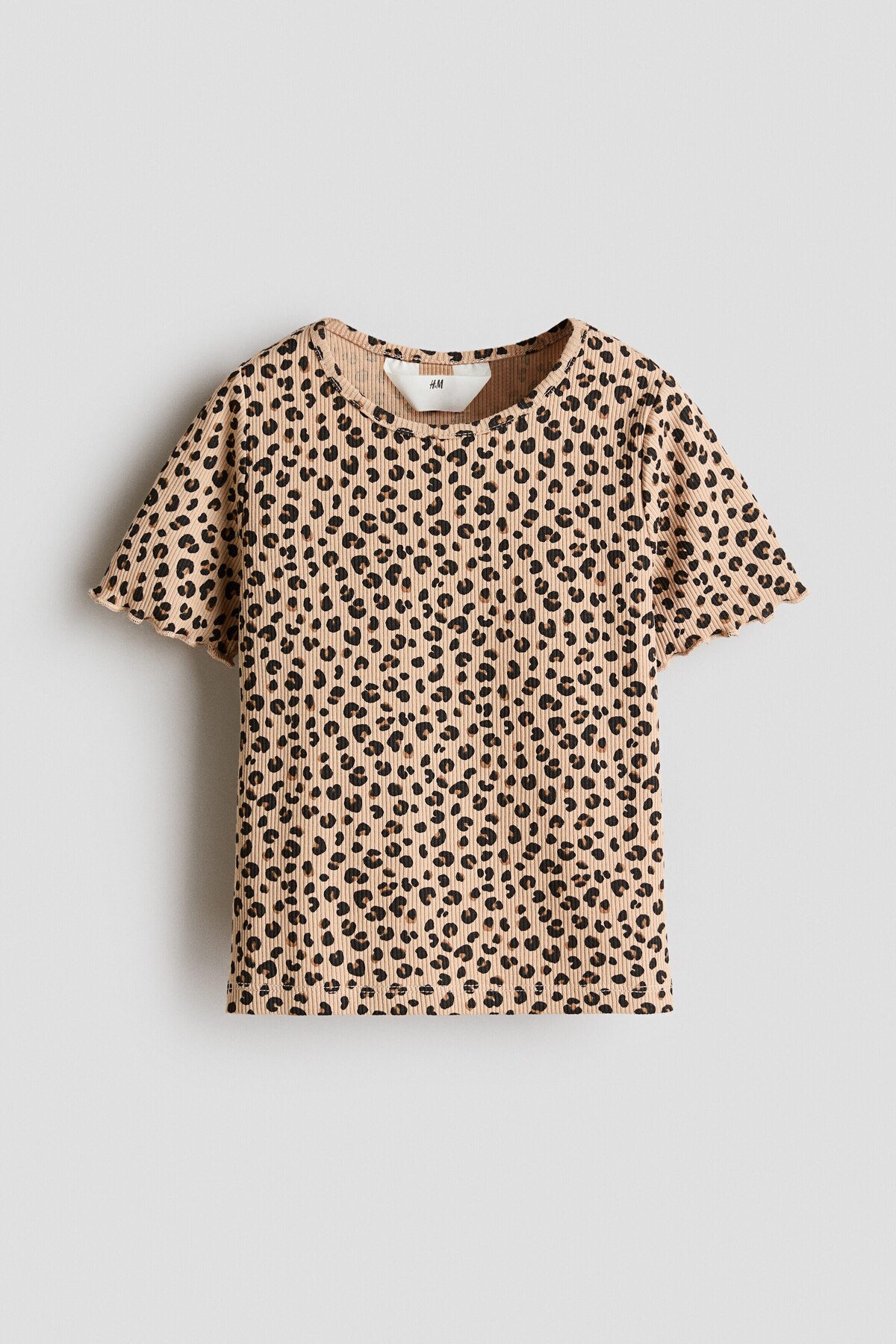 رویه آجدار اچ اند ام تی شرت H&M
