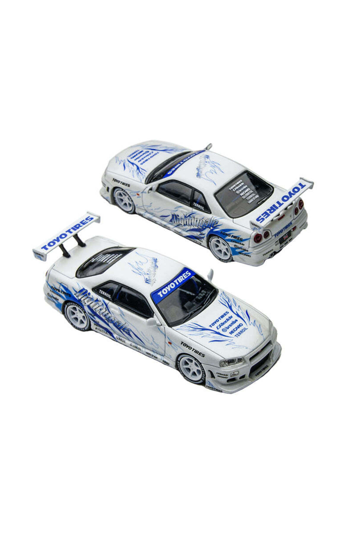 timemicroスカイライン GT-R R34 ミニカー 1/64 HOT WHEELS Timemicro Nissan Skyline GT-R R34 Nightingale 1/64