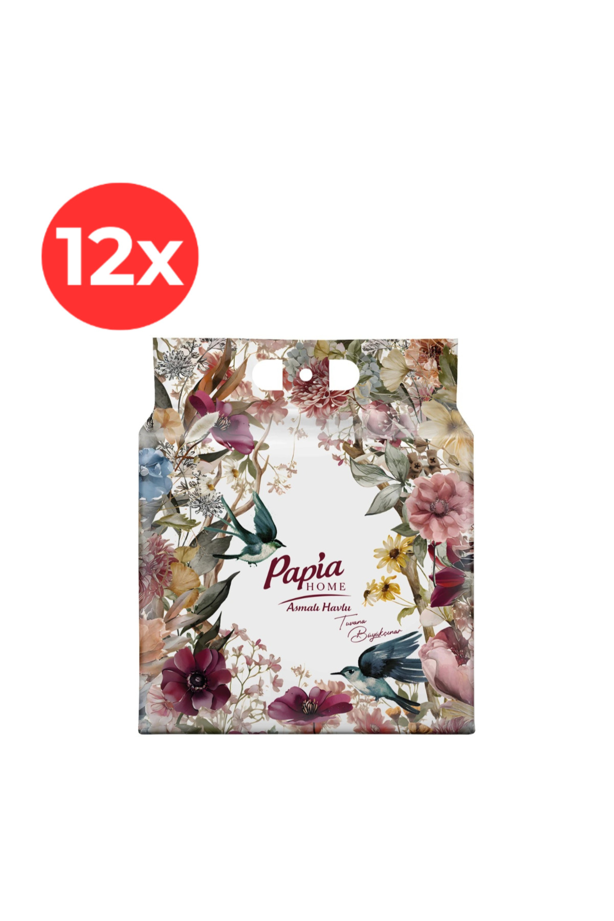 Papia 12X HOME Prosop cu dispozitiv de agatare 250 buc