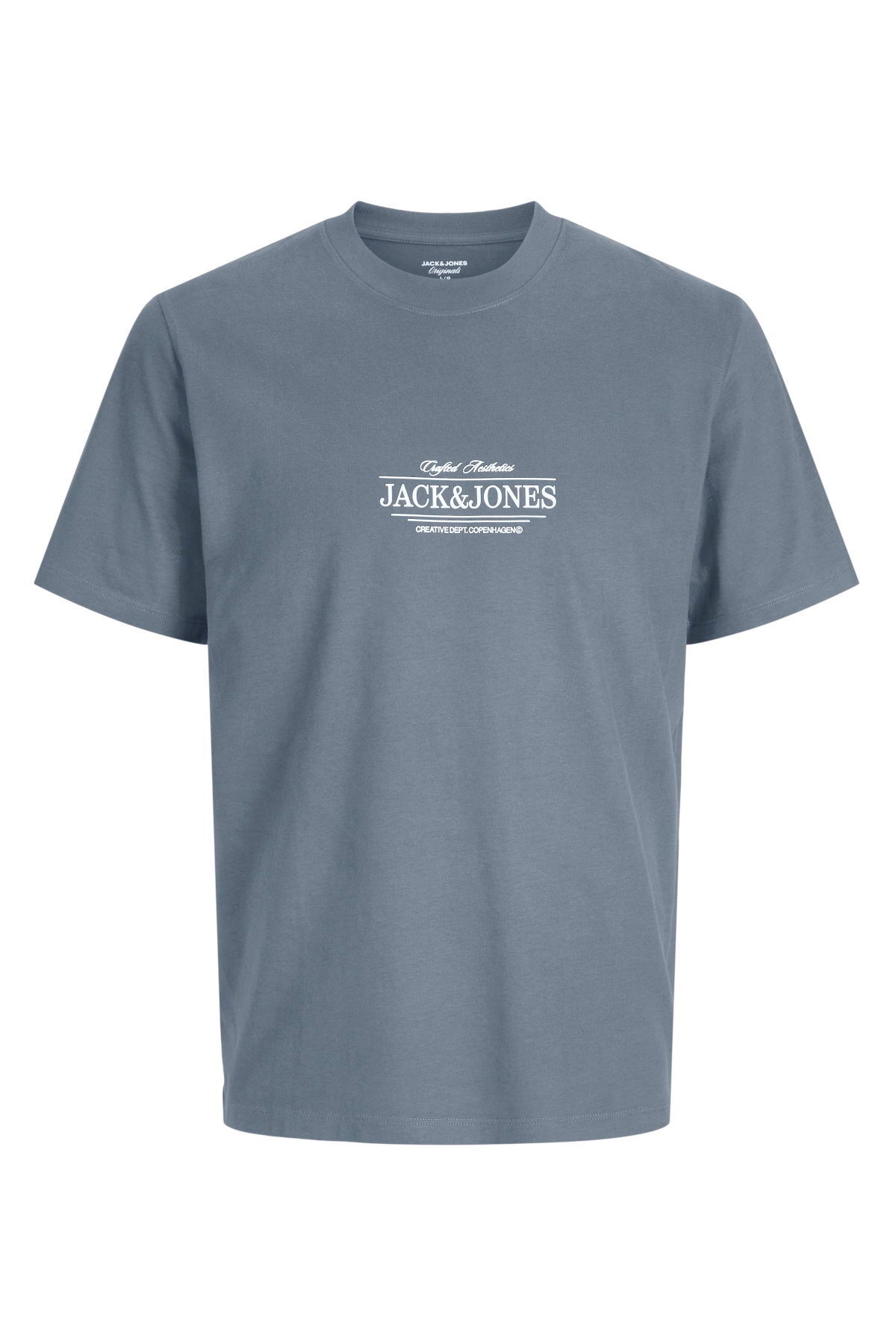 تی‌شرت آستین کوتاه مردانه طرح‌دار روی سینه و یقه گرد - Cassis جک اند جونز تی شرت Jack & Jones