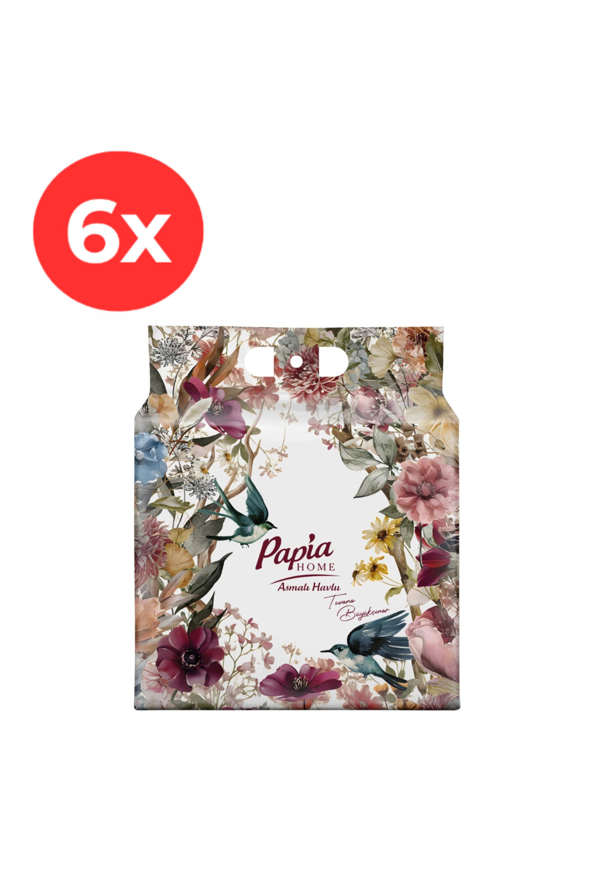 Papia 6X HOME Prosop cu dispozitiv de agatare mix 250 buc