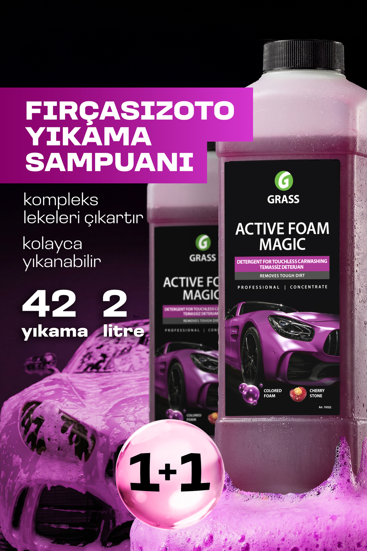 GRASS Active Foam Magic 2l set - Hızlı Köpüren Renk Değiştiren