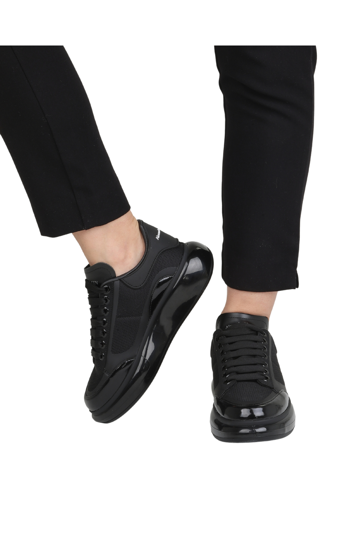 FAVORİSPOR Şeffaf Taban Klasik Unisex Ayakkabı Alexander Mcqueen Ithal görsel 3