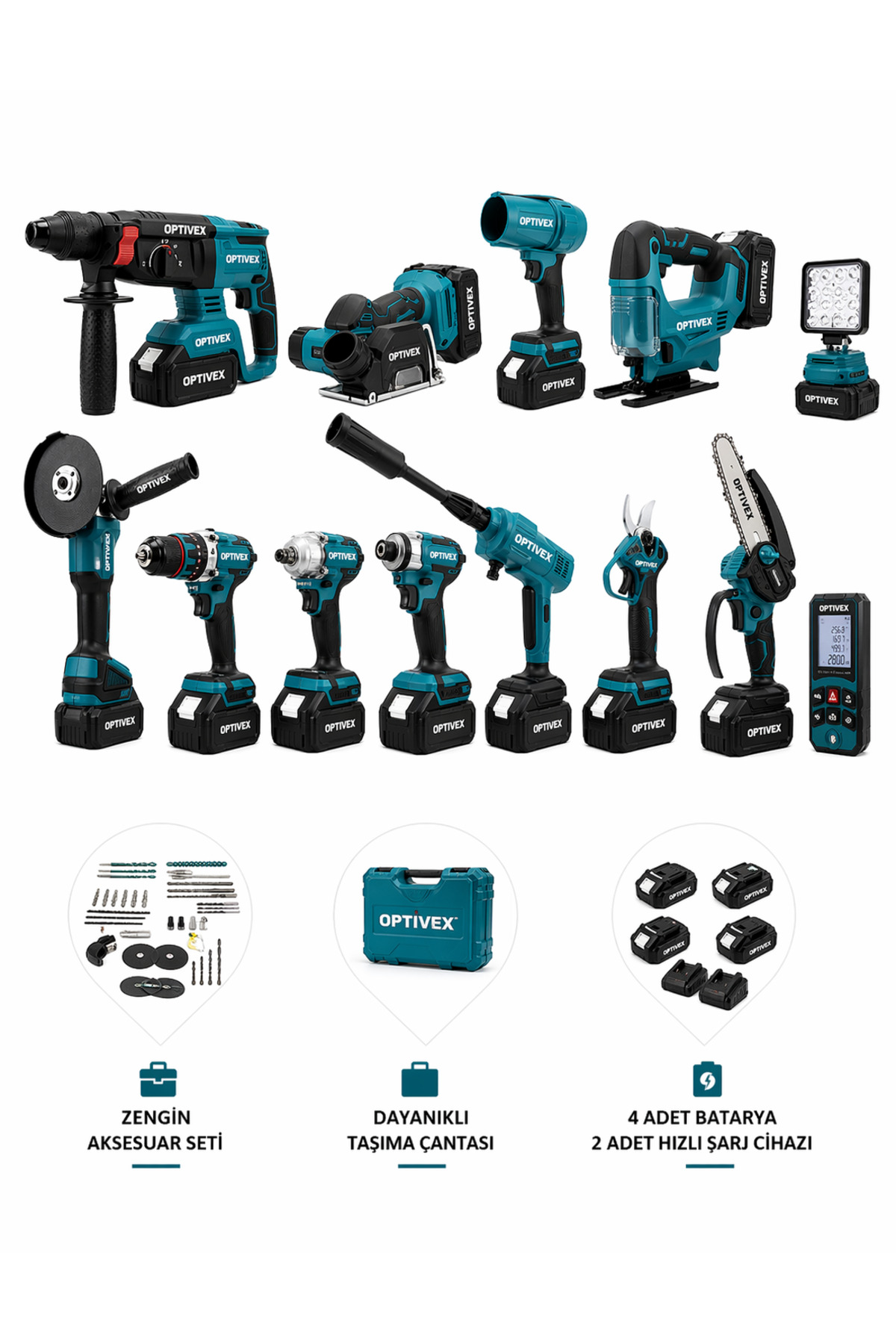 OPTIVEX 13'lü Set Taşıma Çantalı - Fiyatı, Yorumları