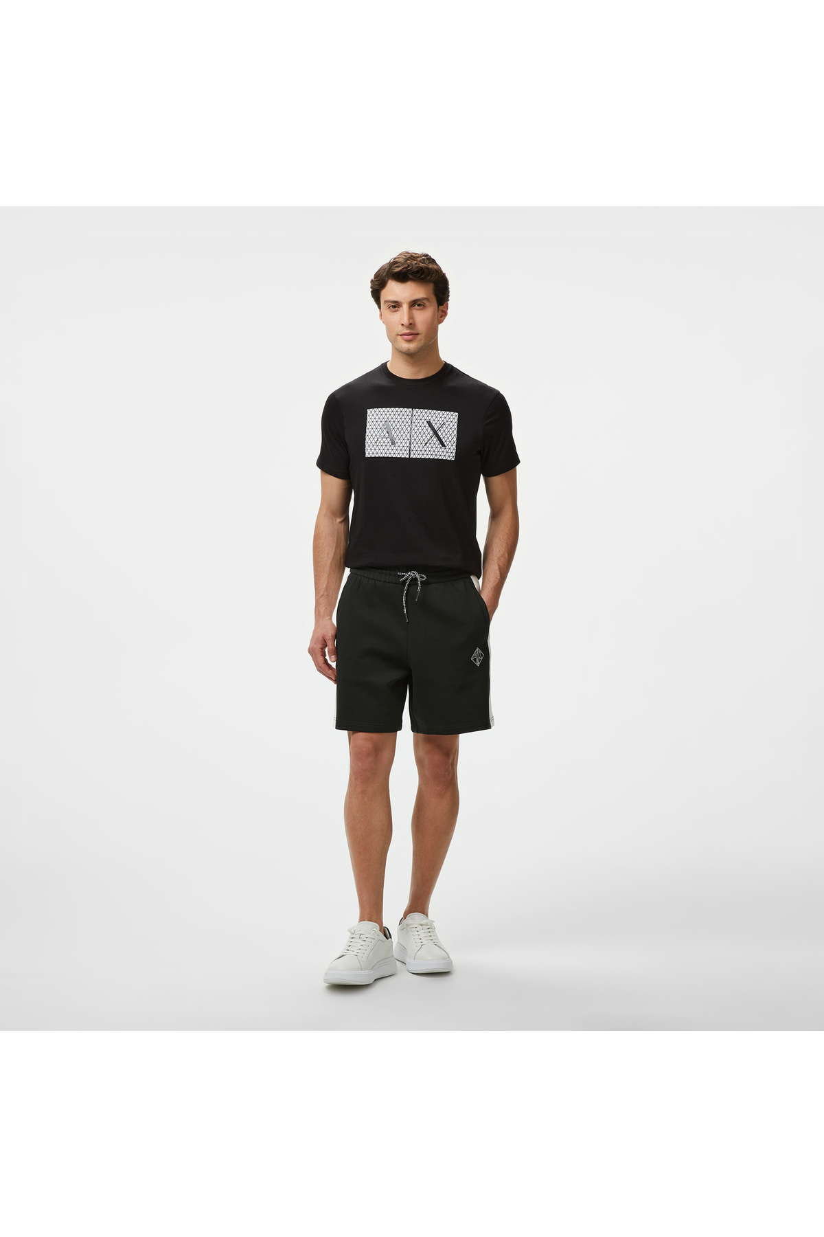 شلوارک سفید مردانه آرمانی اکسچنج شلوارک برمودا Armani Exchange