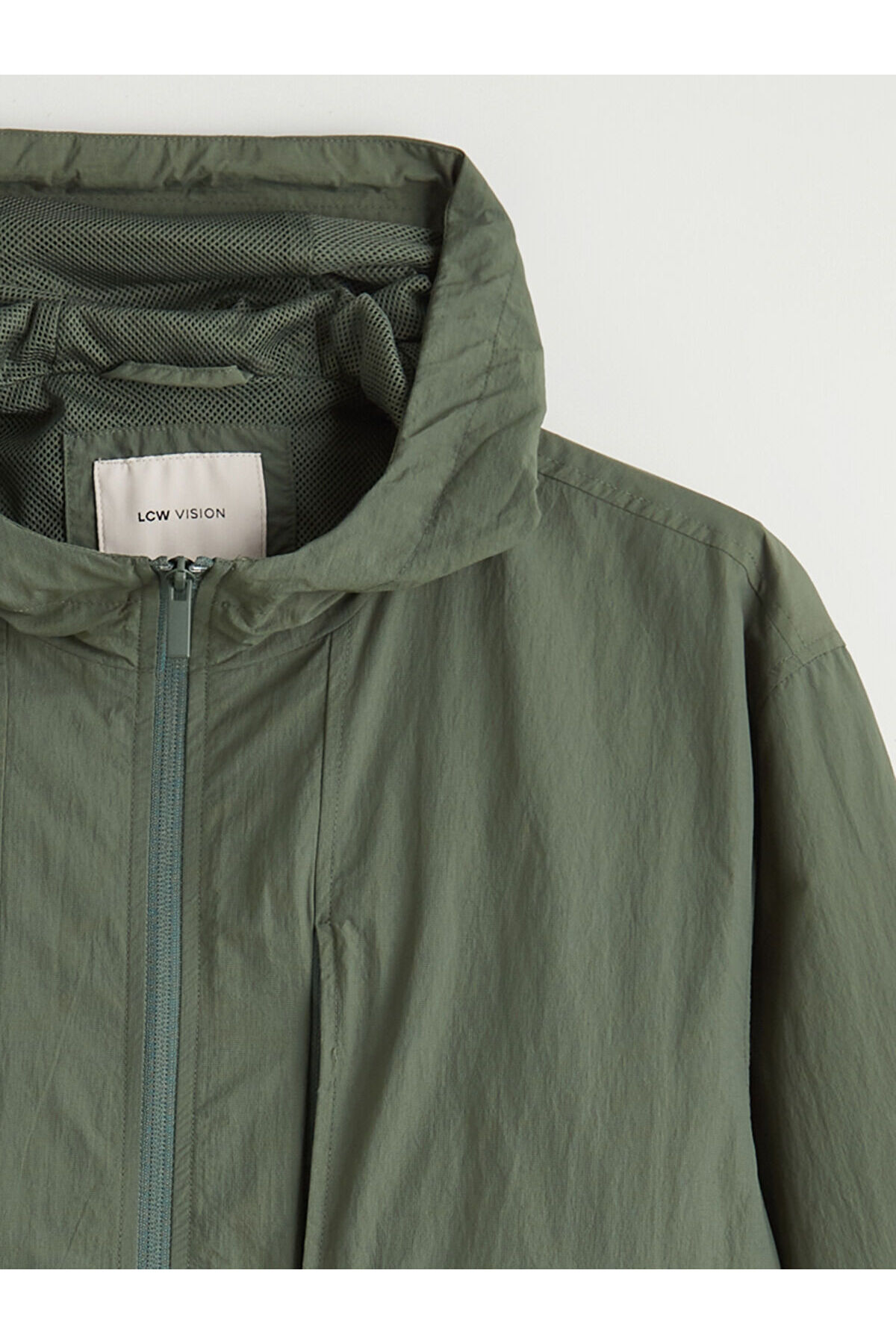 LC Waikiki Loose Fit Kapüşonlu Erkek Yağmurluk (S6) görsel 8