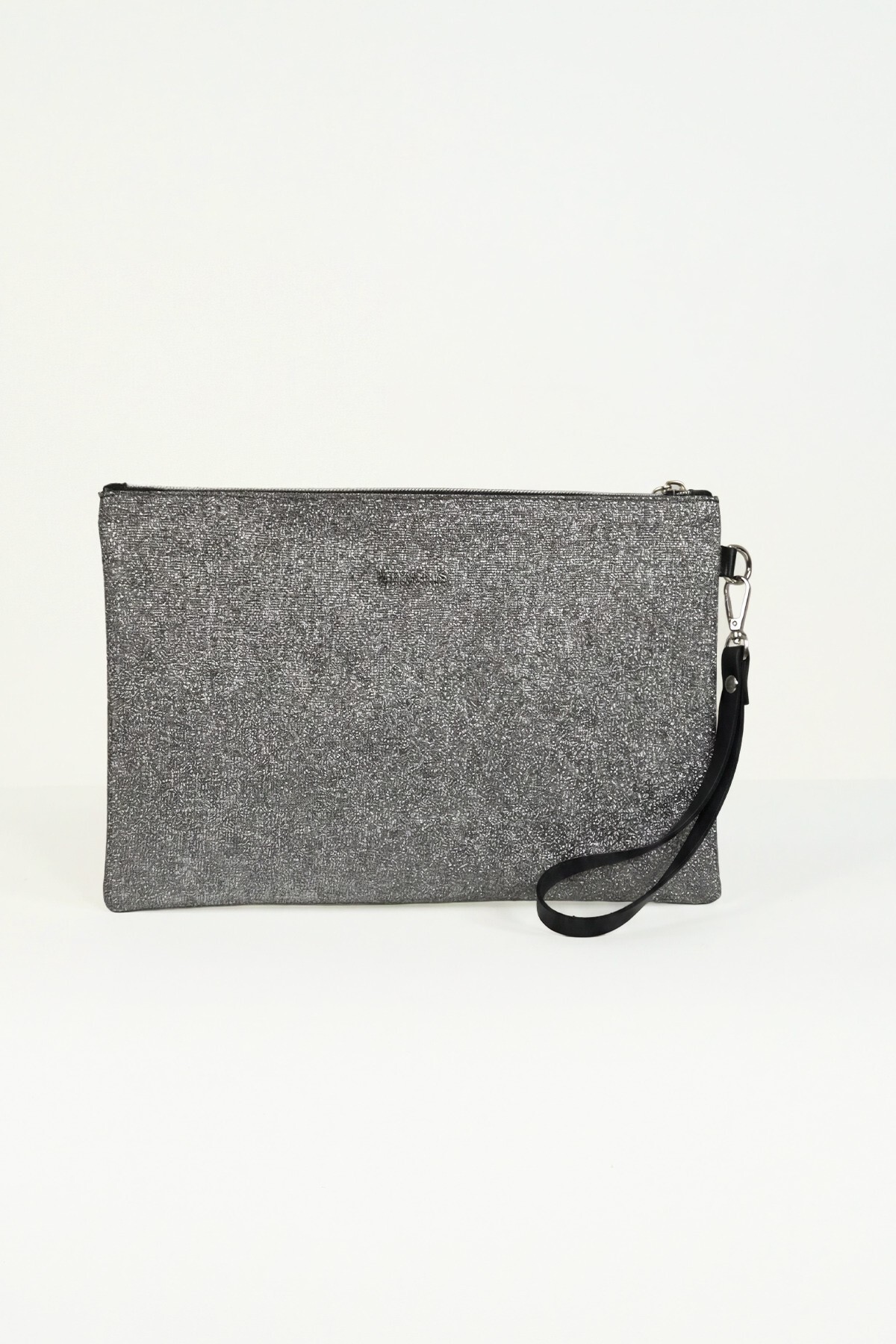 Women's Silver Shine Girl Bag Portfolio & Evening Bag