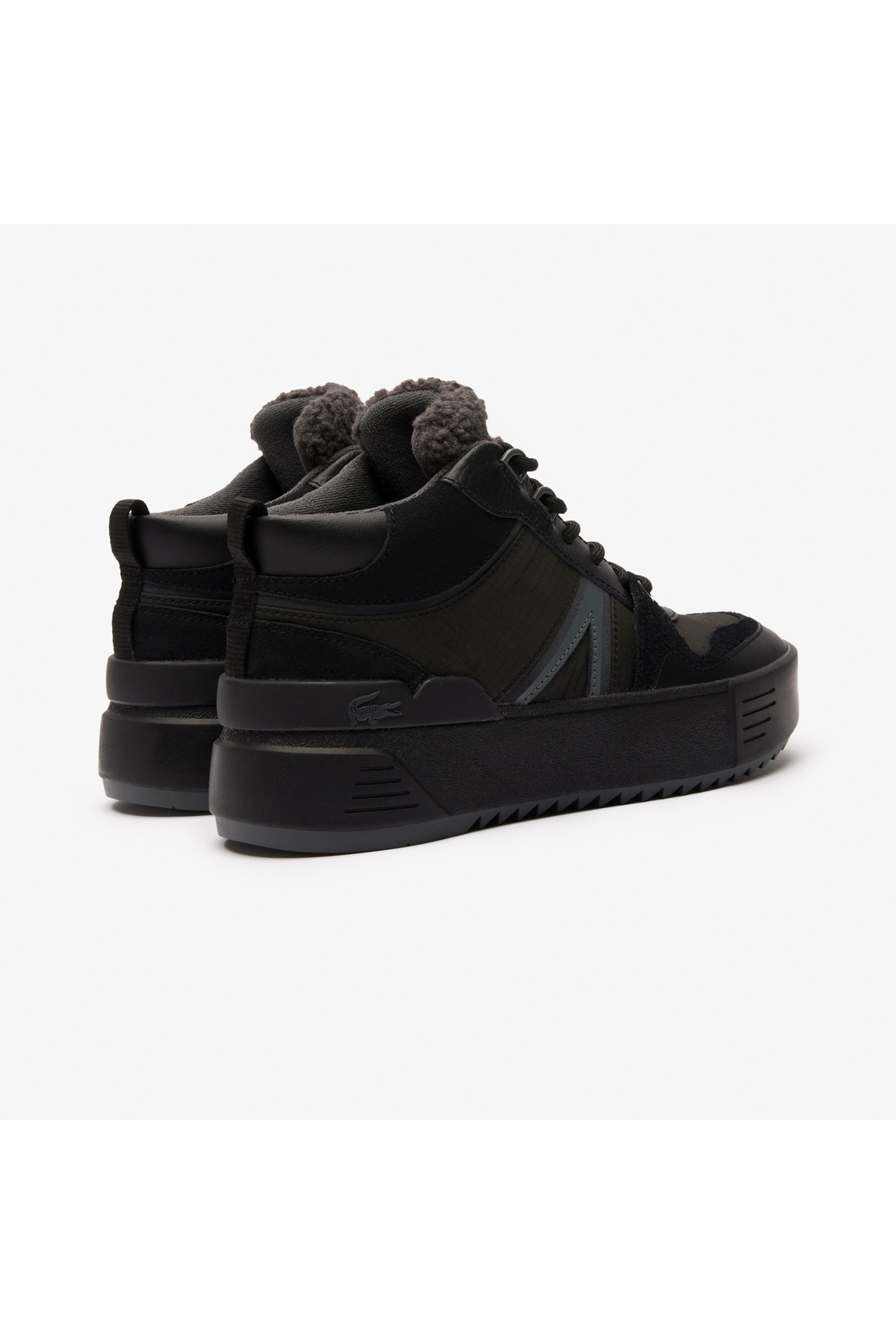 Lacoste L002 Winter Mid Kadın Siyah Bot görsel 3