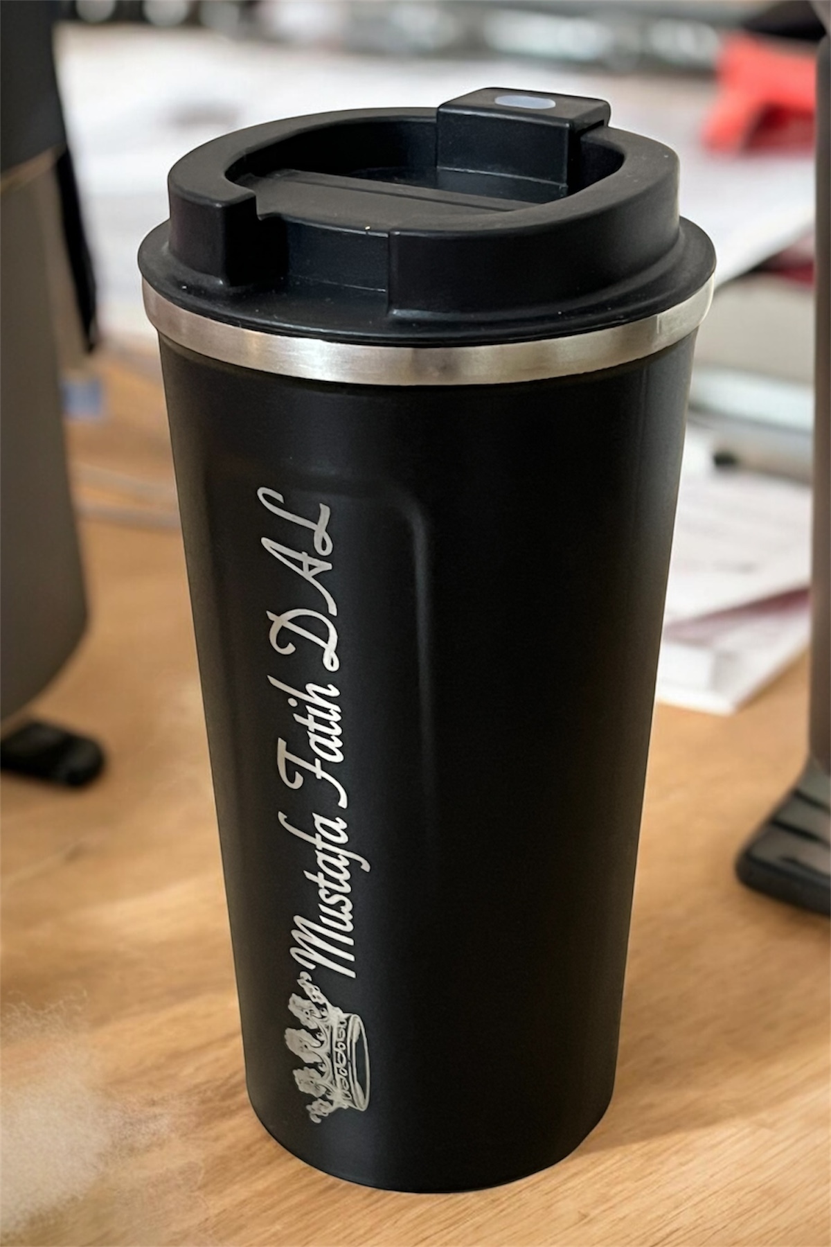 Custom 304 Stainless Steel 500 Ml Thermos Cup Mug Car Coffee Tea Thermos Name Custom Gift