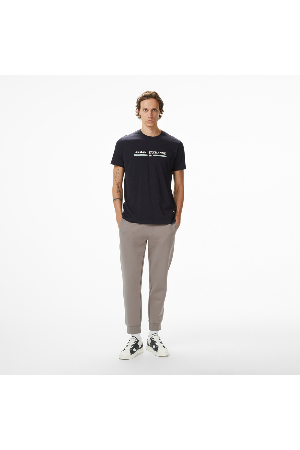 شلوار قهوه‌ای مردانه آرمانی اکسچنج شلوار Armani Exchange