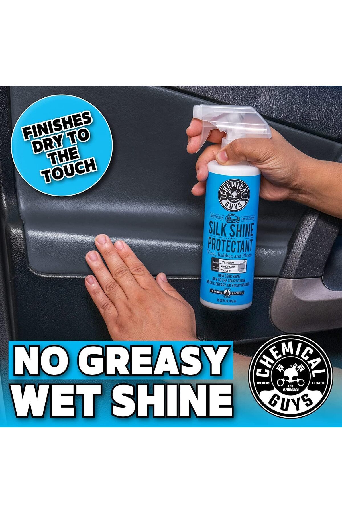 chemical guys silk shine sprayable dressing tvd_109 TVD_109_16 - Silk Shine Sprayable Dressing (16 oz)