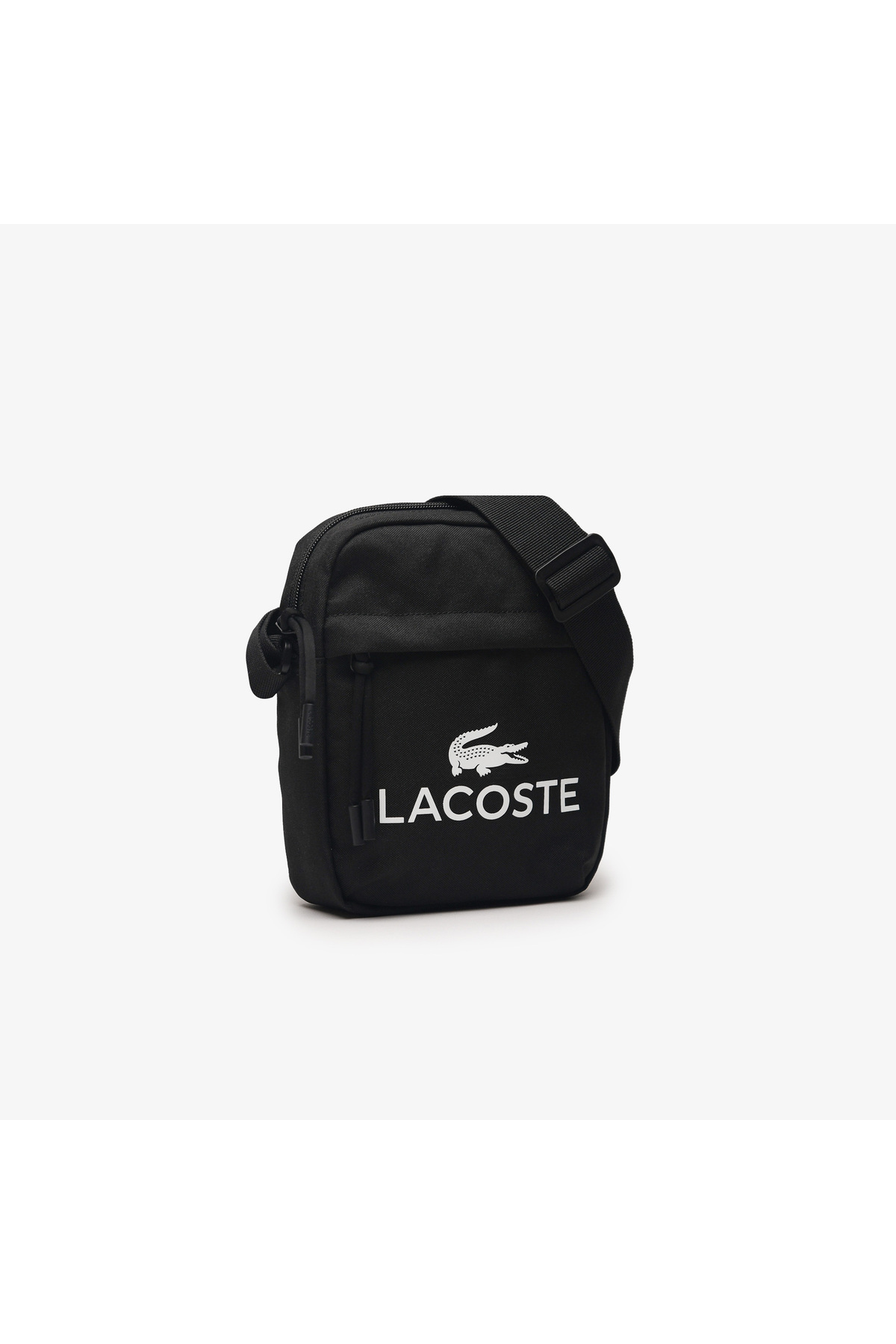 Lacoste Erkek Baskılı Siyah Postacı Çantası görsel 2