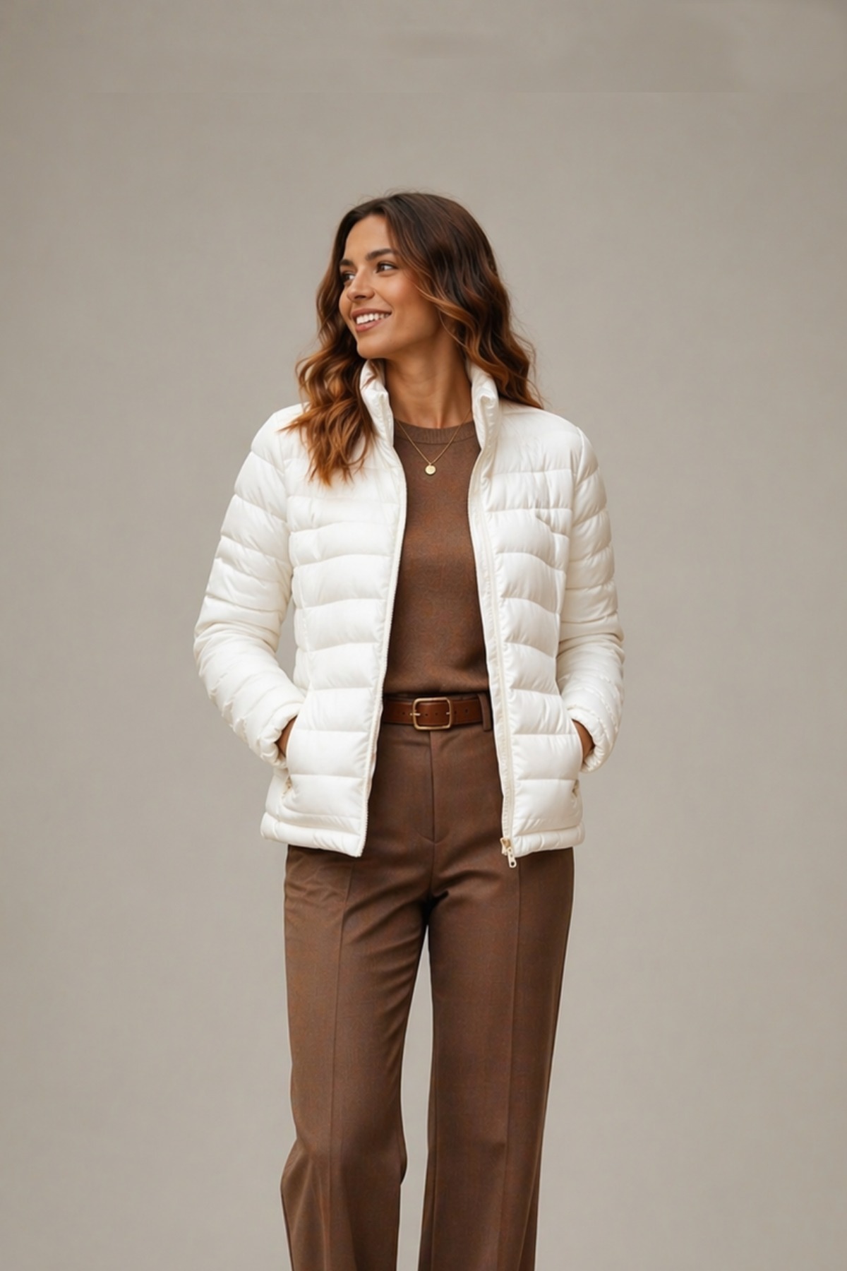 hummel Magic Zip Coat 940277-9003 Beyaz Kadın Mont - Fiyatı, Yorumları
