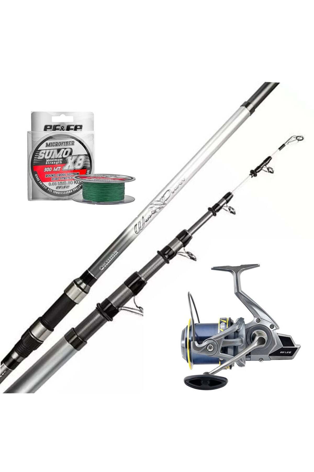 Okuma Effe Fighter 9000 - Wave Power 390cm Surf Olta Seti - Fiyatı