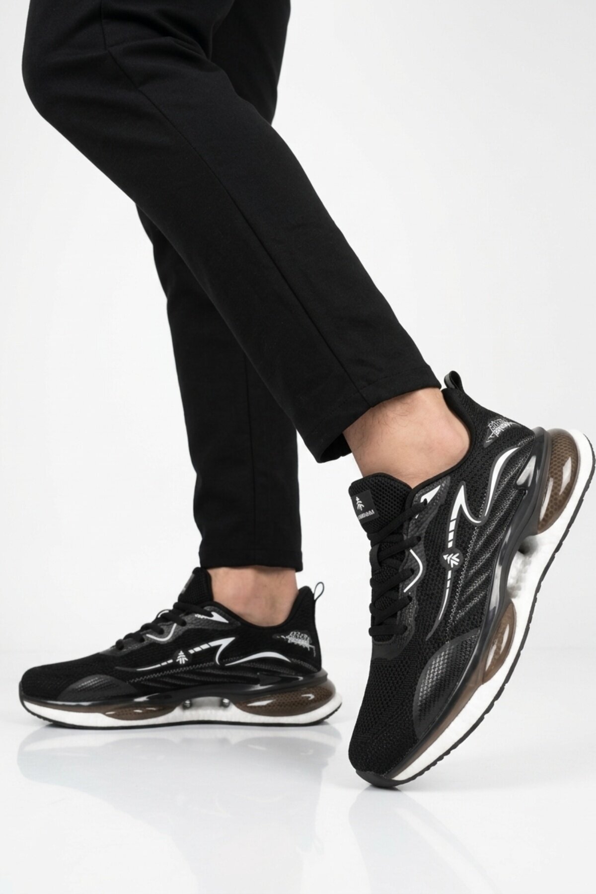کفش اسپرت مردانه ComfortSole مشکی و سفید 101 25087-M — رنگارنگ KP-00000000023988 — تصویر 3 از 5