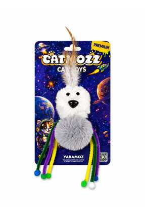 CatMozz Premium Tüylü Ponpon Örümcek Oyuncak