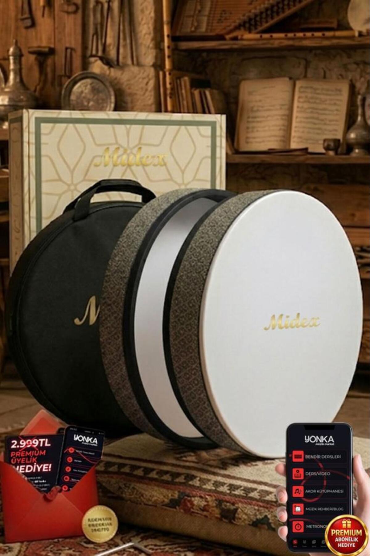 Midex BR-811 Kaliteli Bendir Def Akort Ayarlı EL Tutma Oyuklu