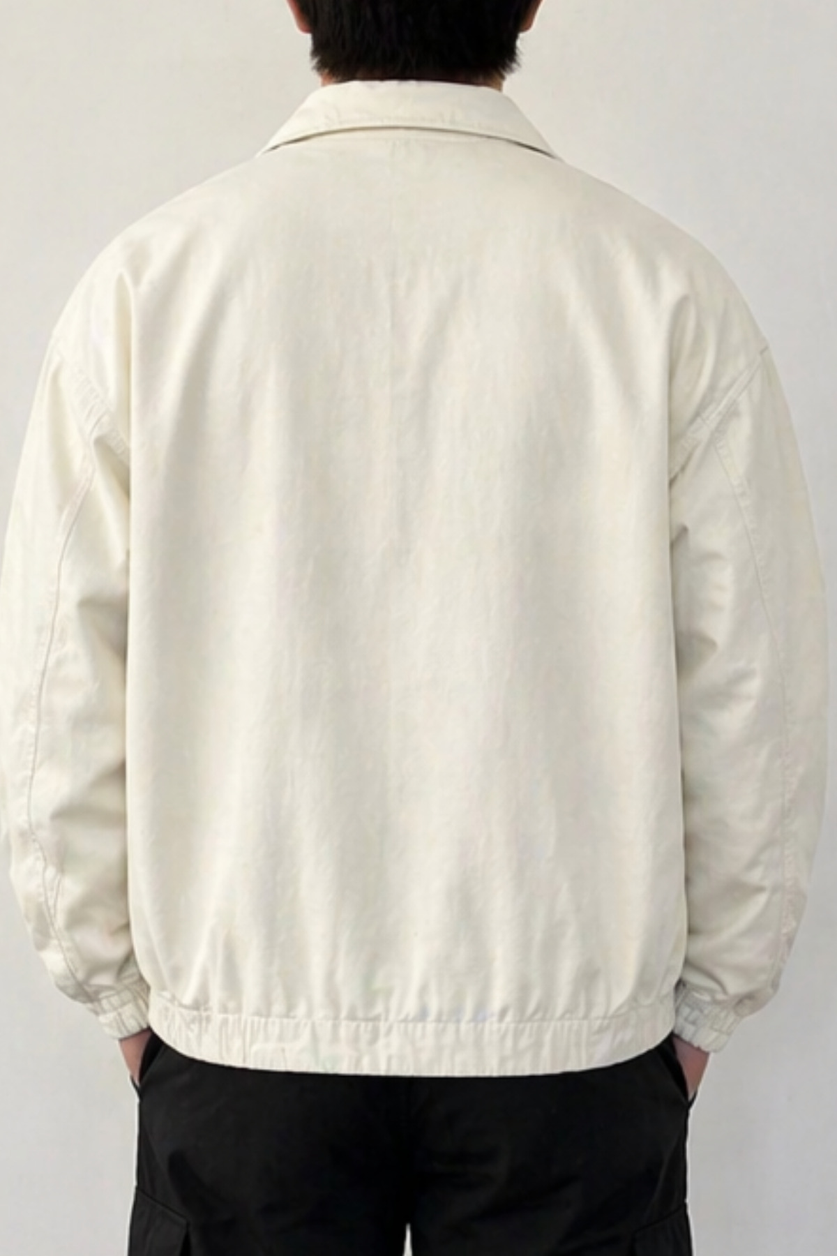 Tarz Cool Erkek Oversize Bomber Ceket Fermuarlı Basic Günlük Şık Mont görsel 3