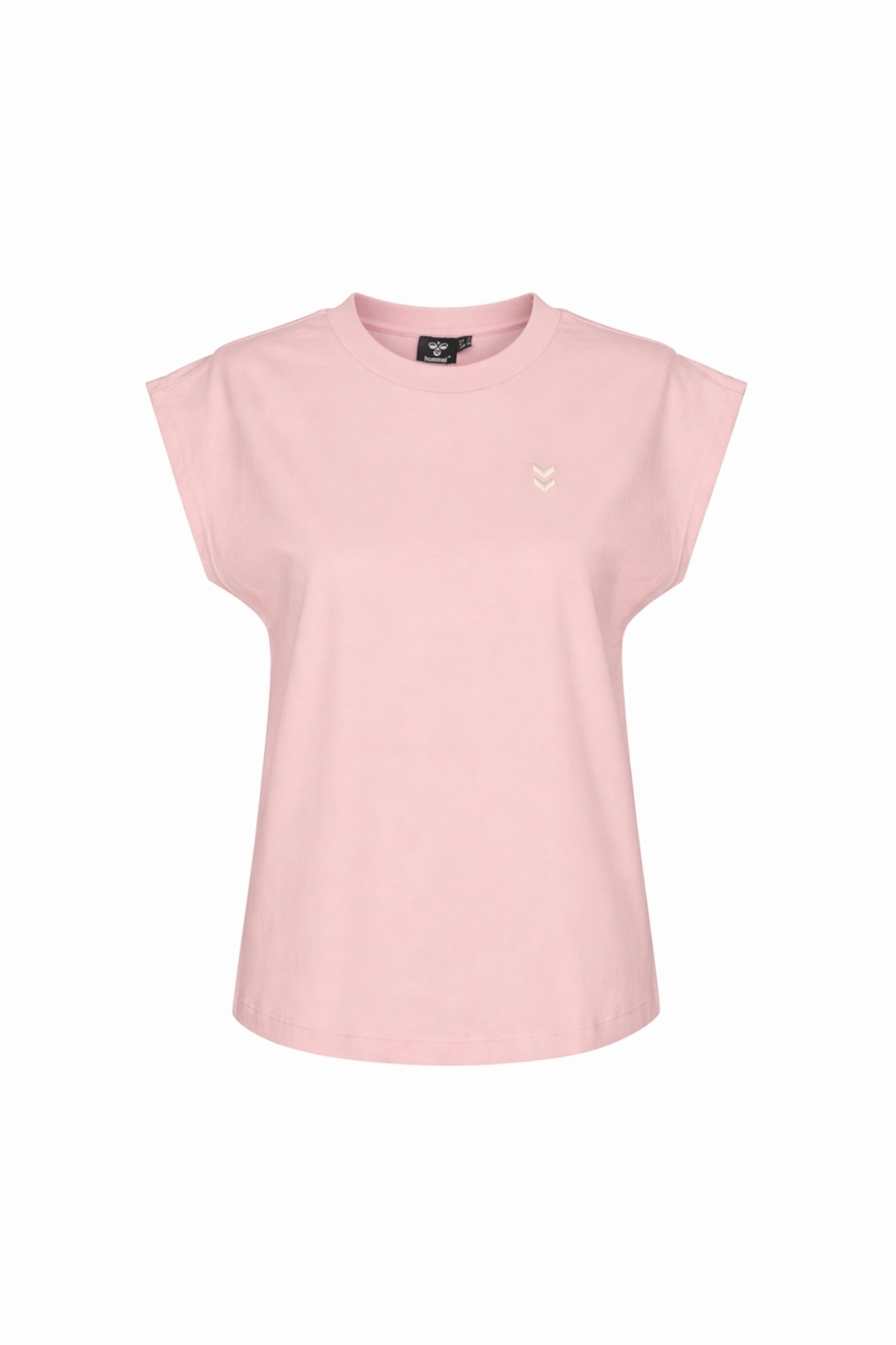 hummel Remiendo S/S 912323-3333 Pudra kadın T-shirt görsel 4