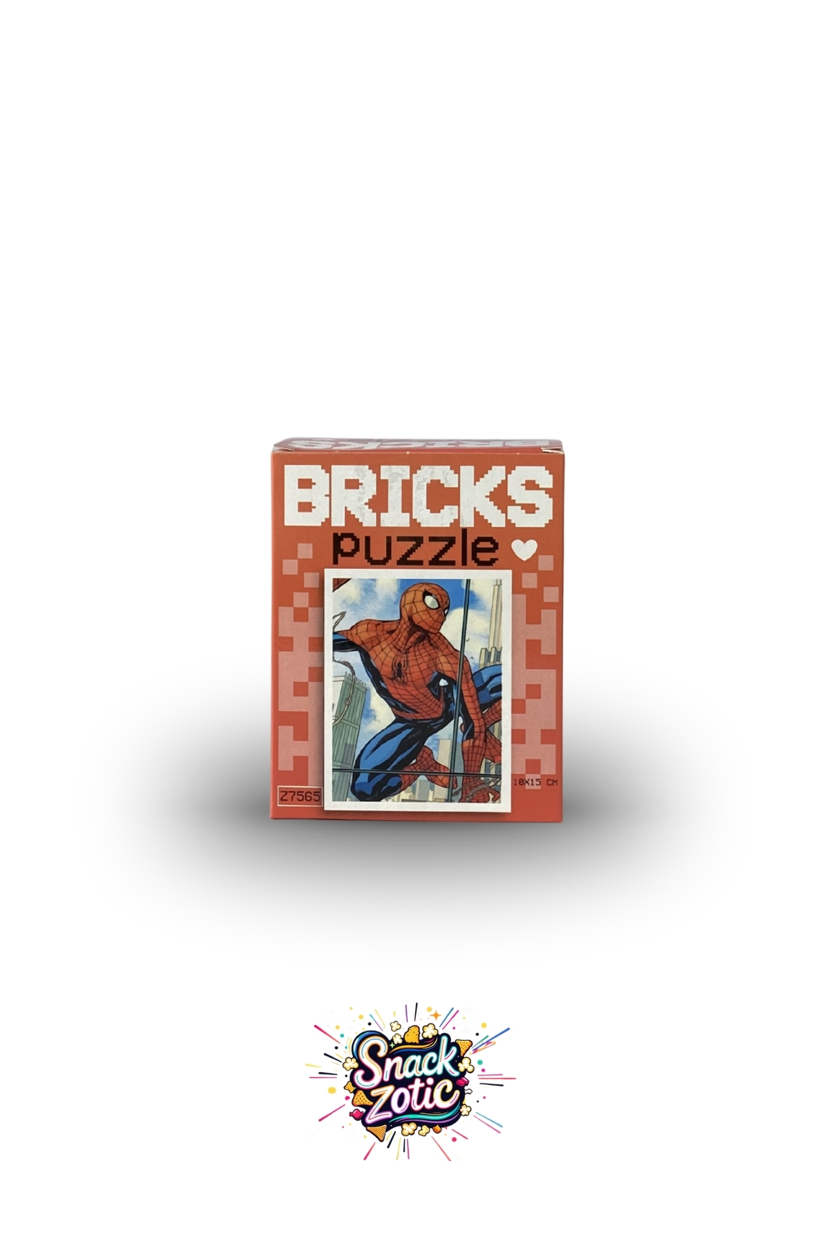 Bricks Snackzotic Marvel Spider-Man Temalı Mini Puzzle - Örümcek